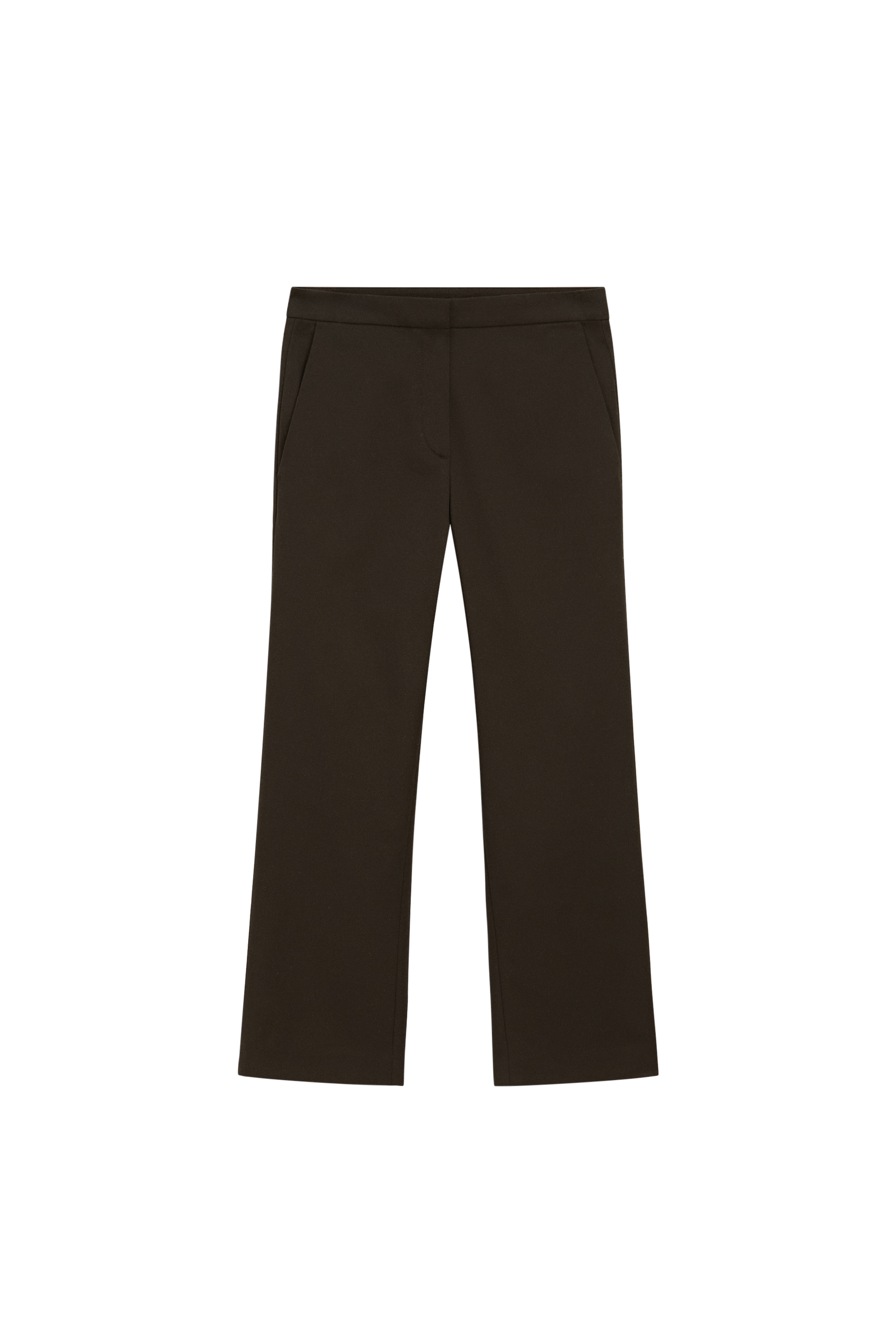 Massimo Dutti Streç çan paça pantolon görsel 6
