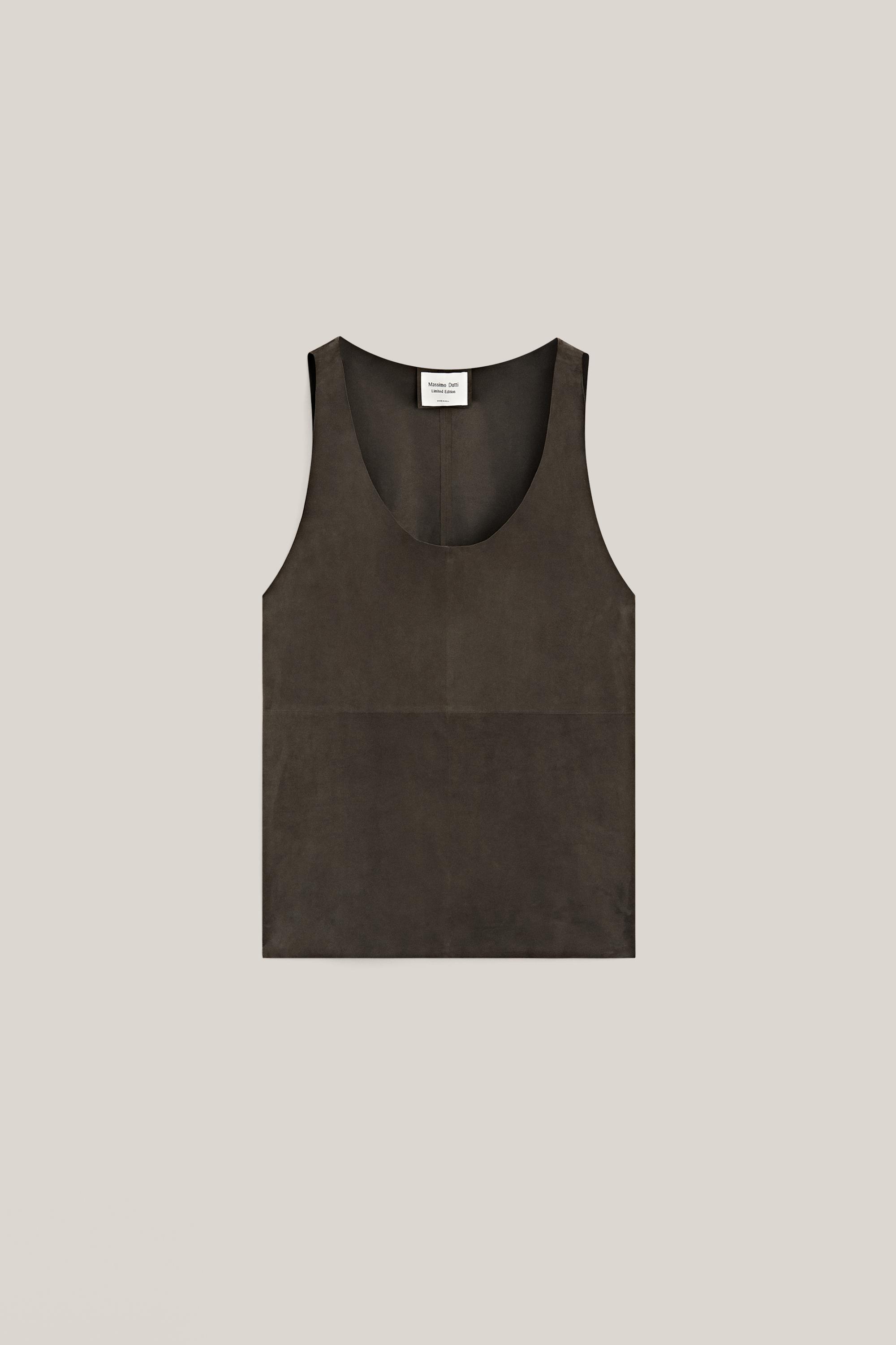 Suede leather strappy top - LIMITED EDITION