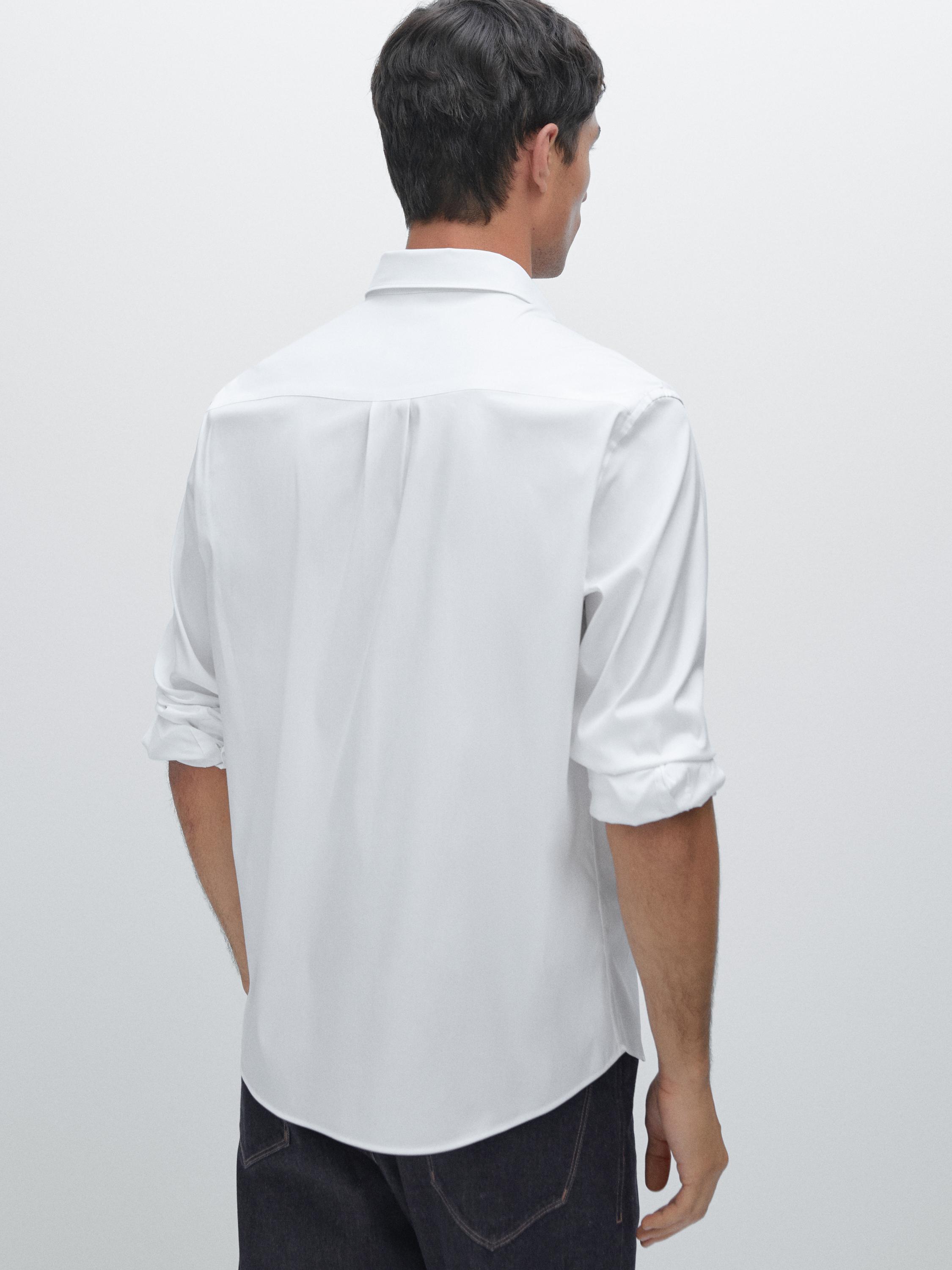 Slim fit stretch shirt
