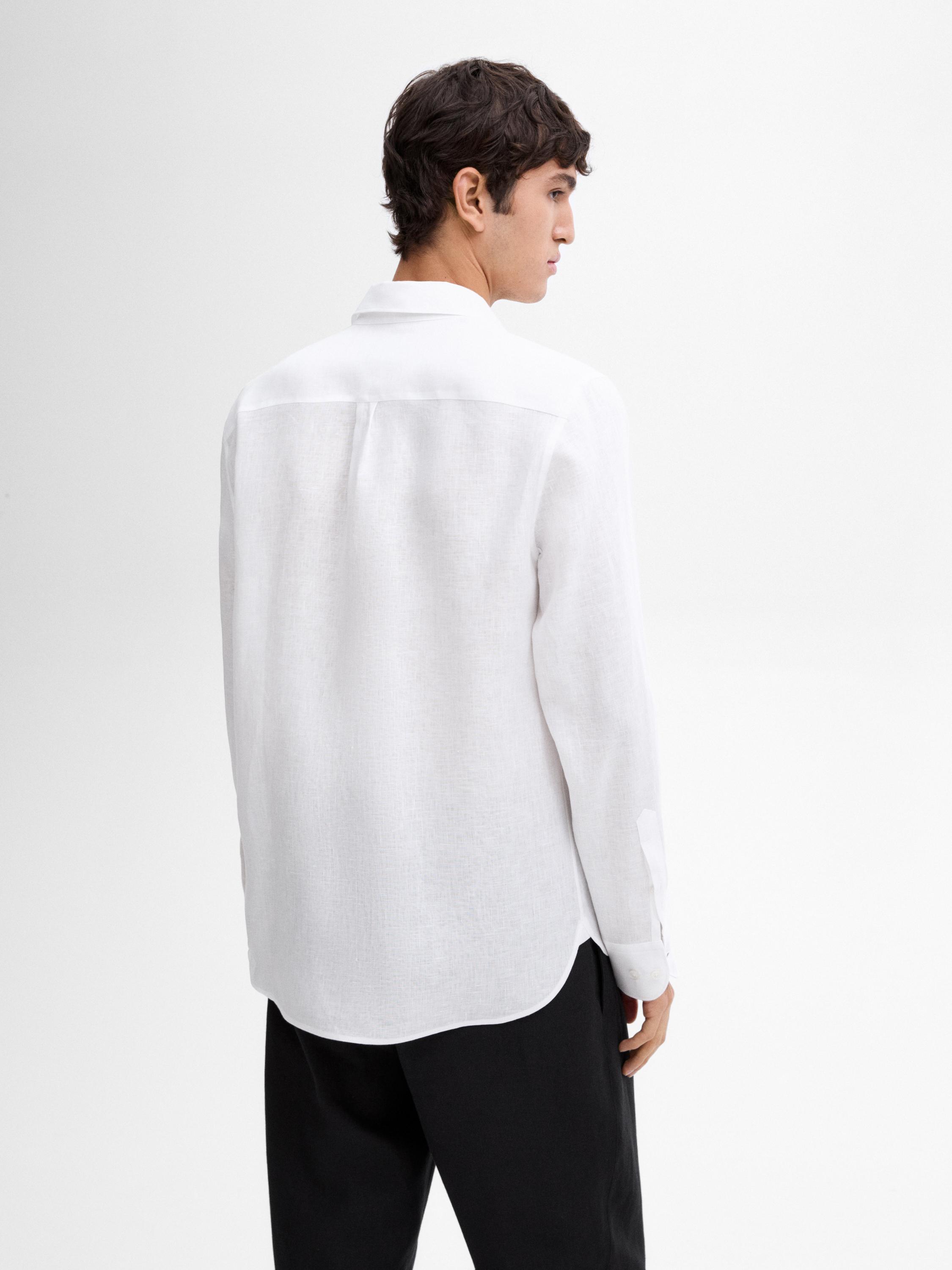 Flowing 100% linen shirt