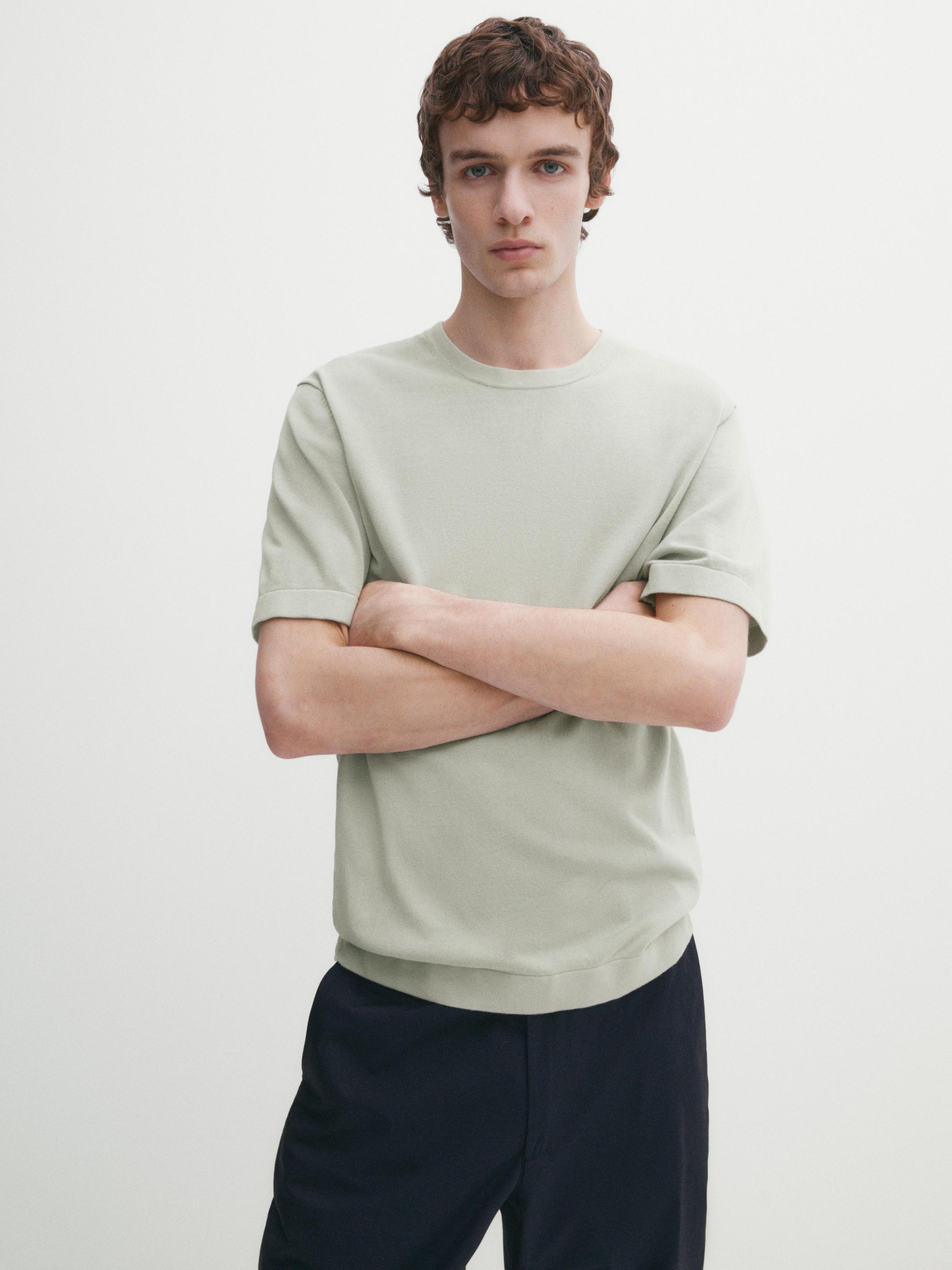 T-shirt à manches courtes 100&nbsp;% coton