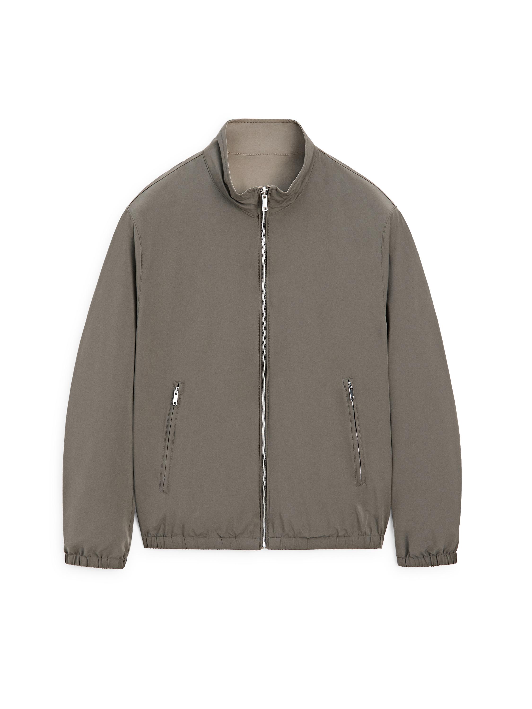 Short reversible jacket — GREY