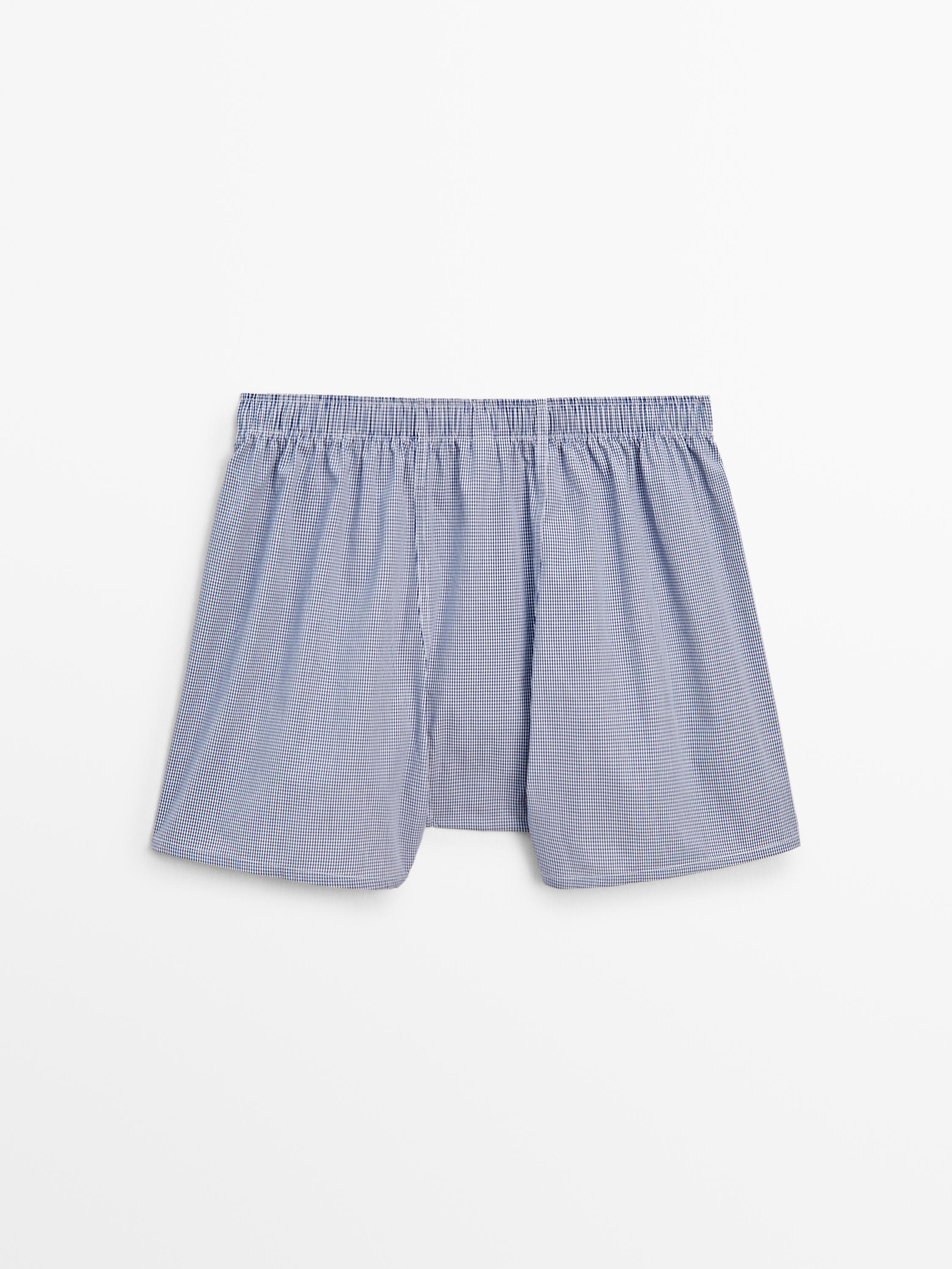 Gingham mini boxers