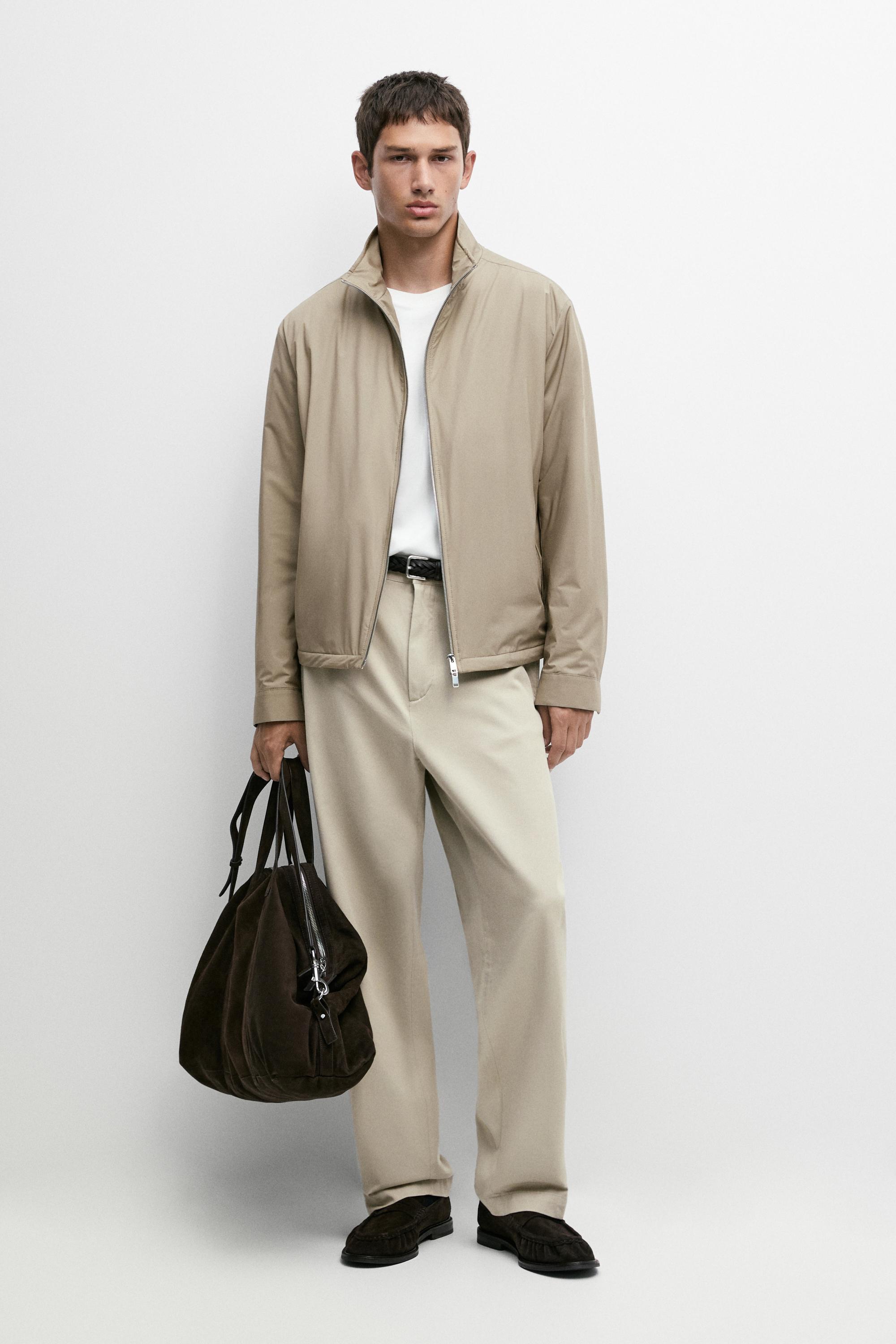Technical jacket with pocket detail