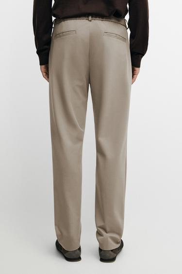 Regular-fit technical trousers — MOLE BROWN 3