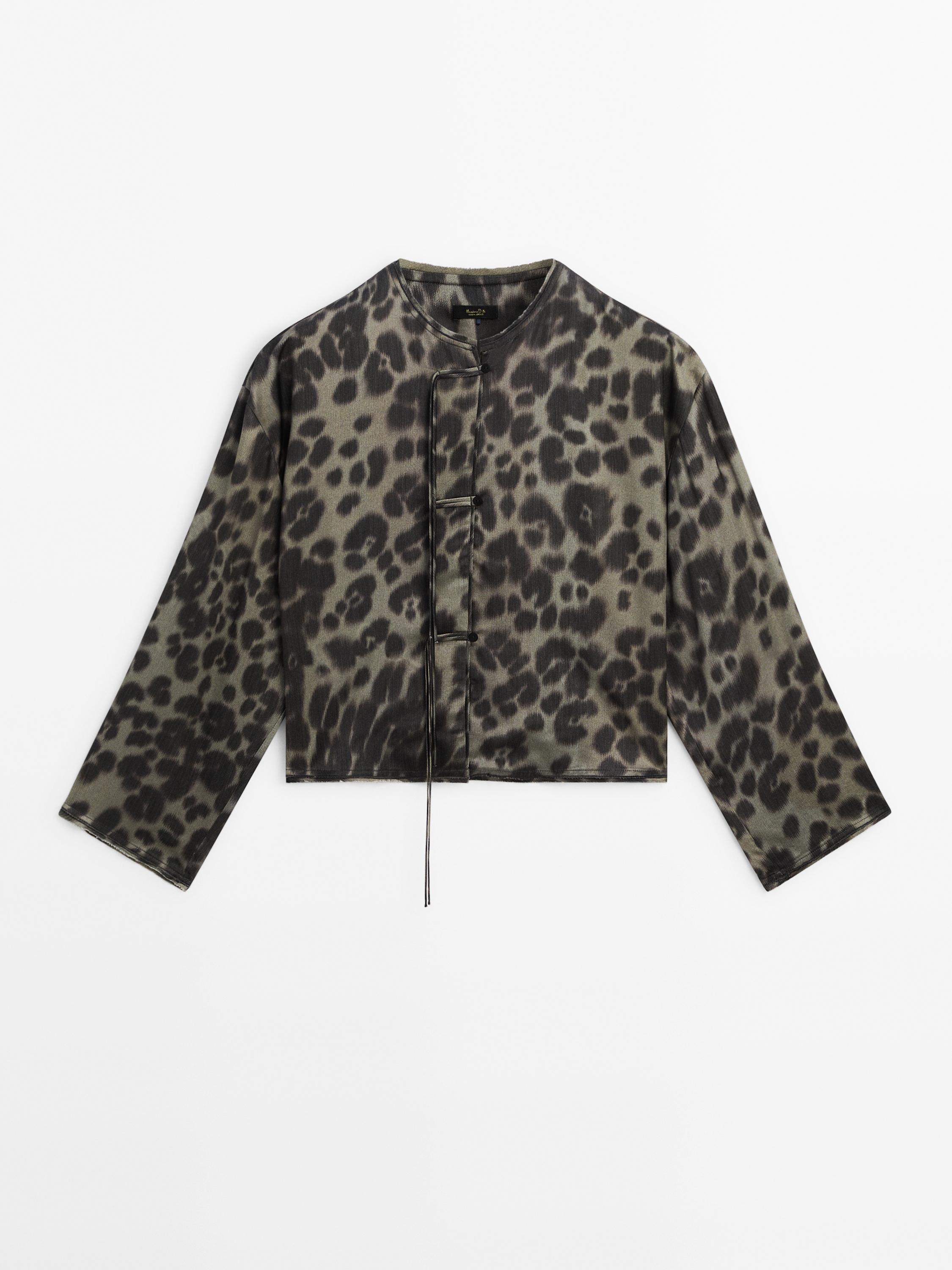 Animal print shirt co-ord