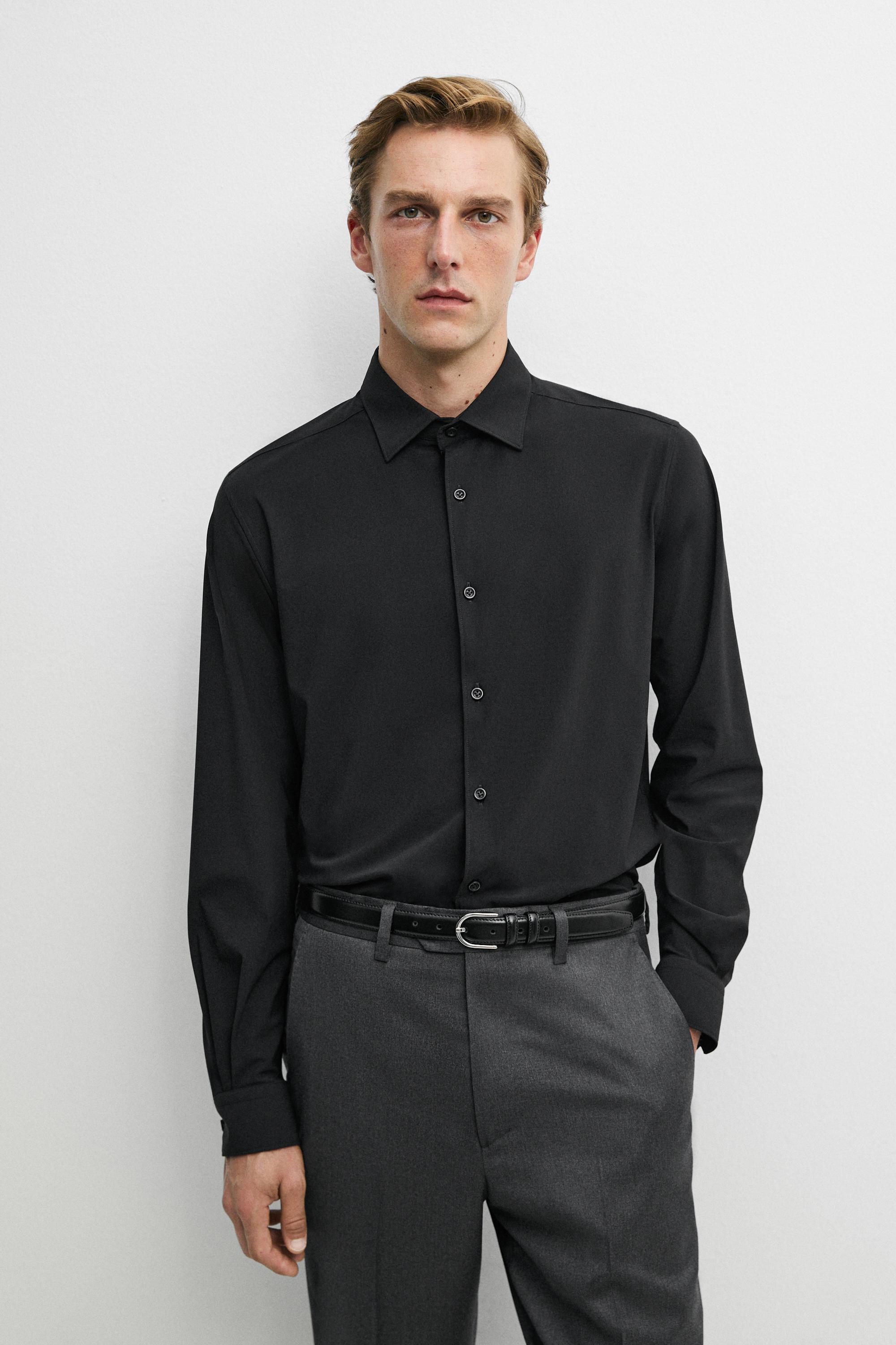 Slim fit stretch shirt