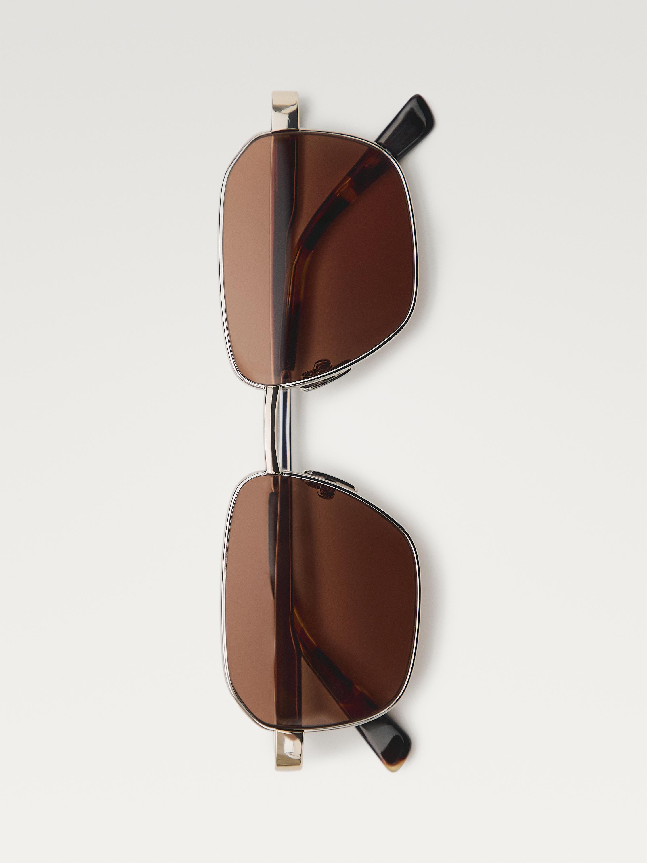 Lunettes de soleil métalliques