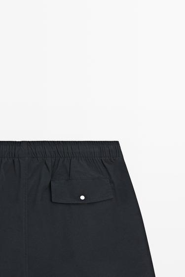 Plain swim trunks — NAVY BLUE 7