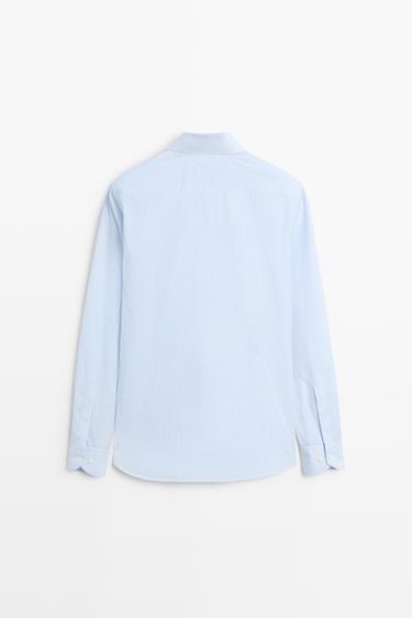 100% cotton striped shirt — WHITE 6