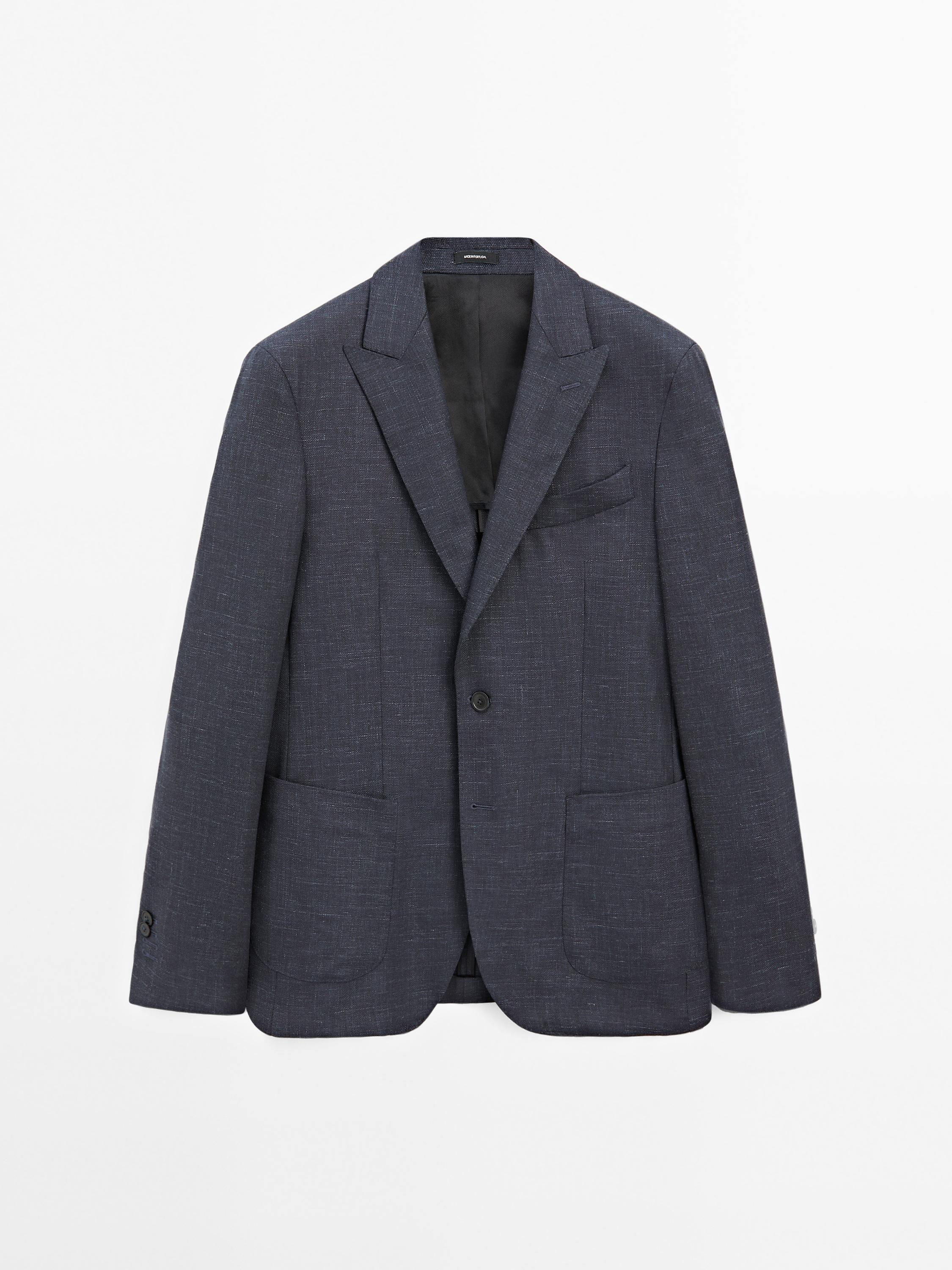 Americana de vestit mescla llana
