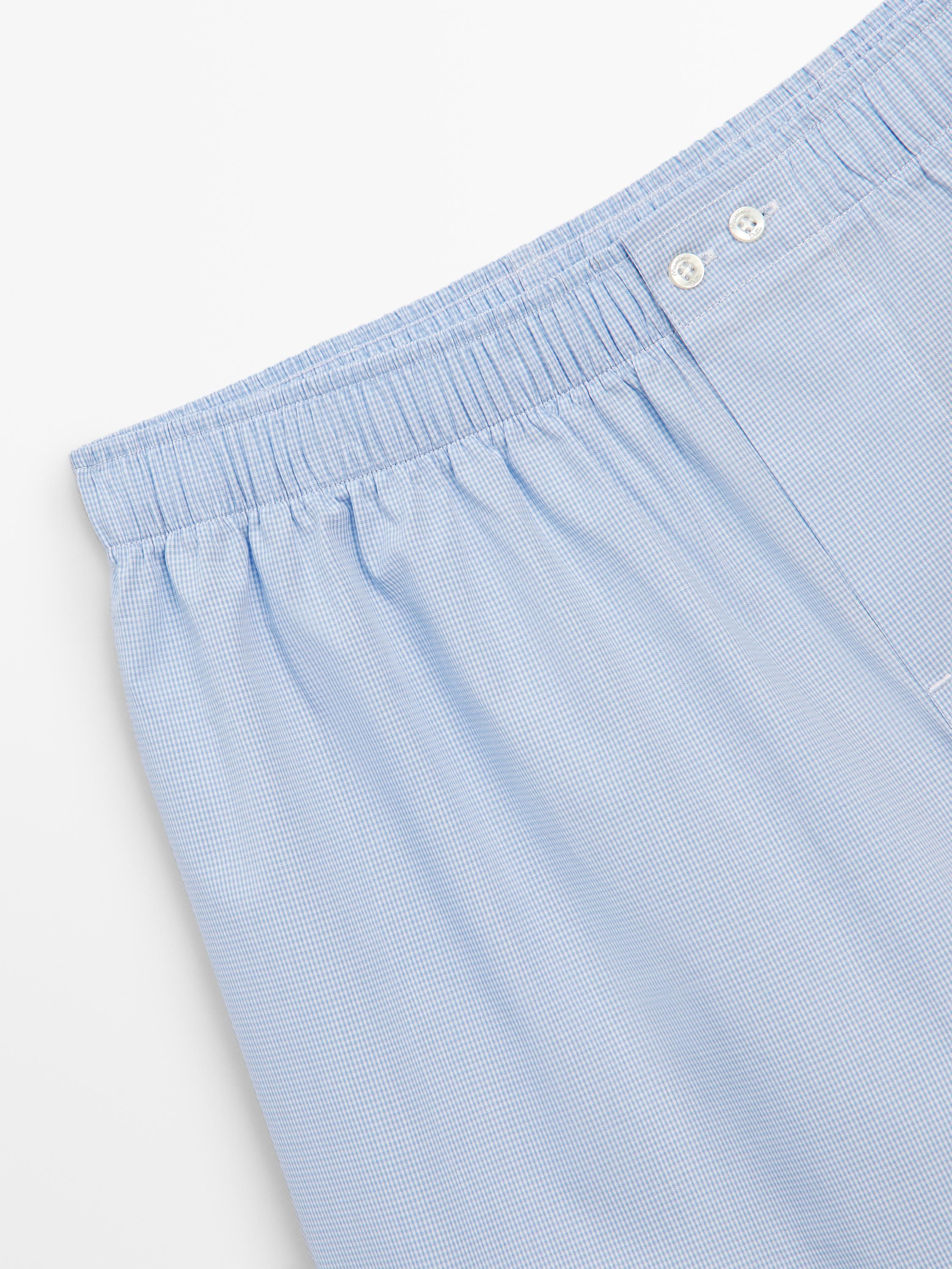 Gingham mini boxers