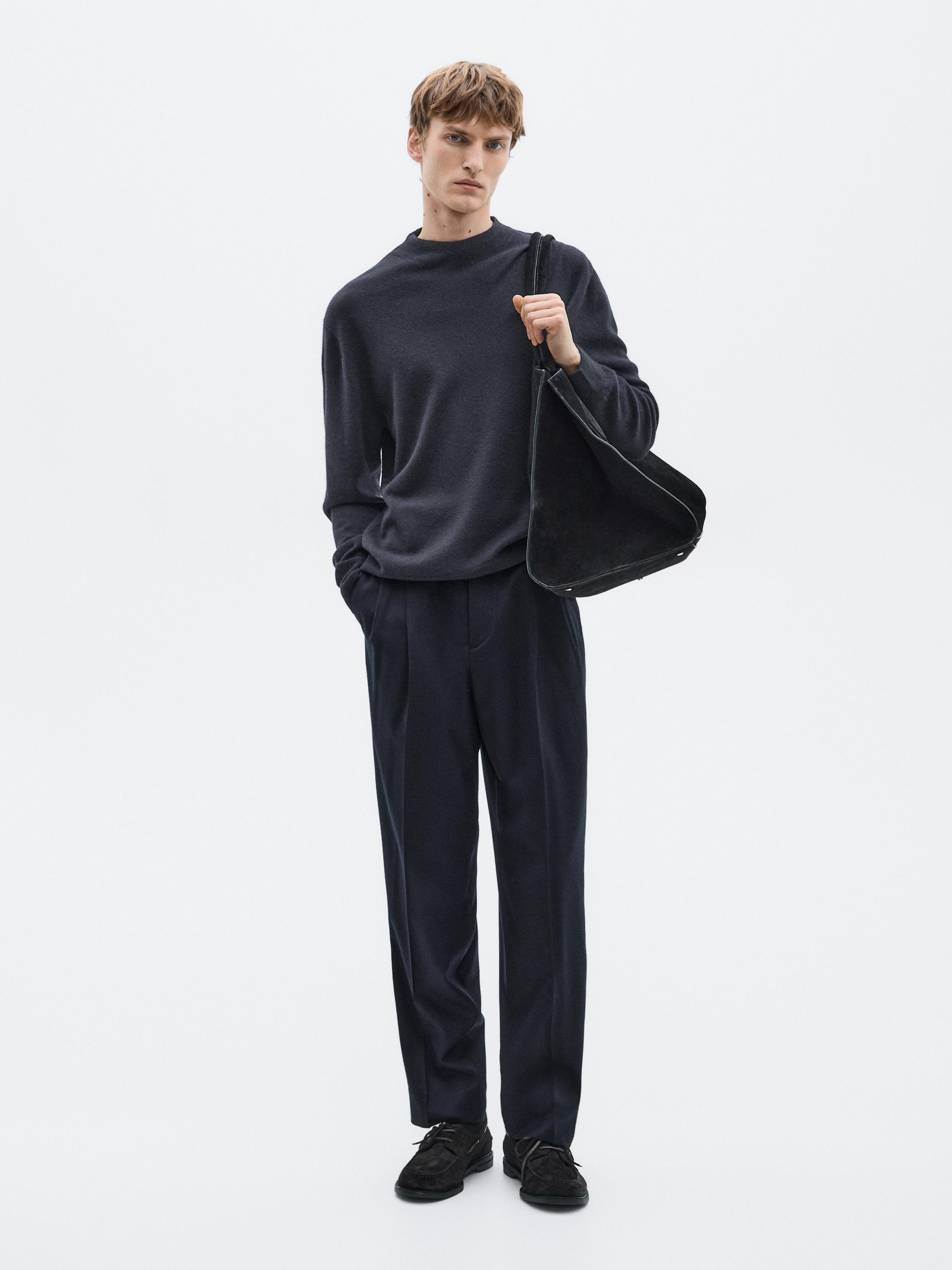 Pull en maille de laine et cachemire mélangés - LIMITED