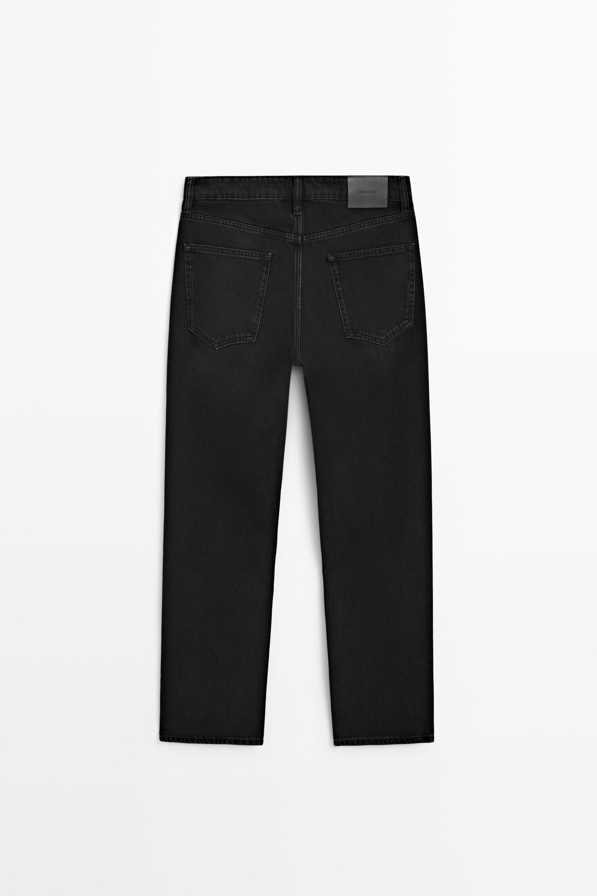 Tapered fit jeans — CHARCOAL