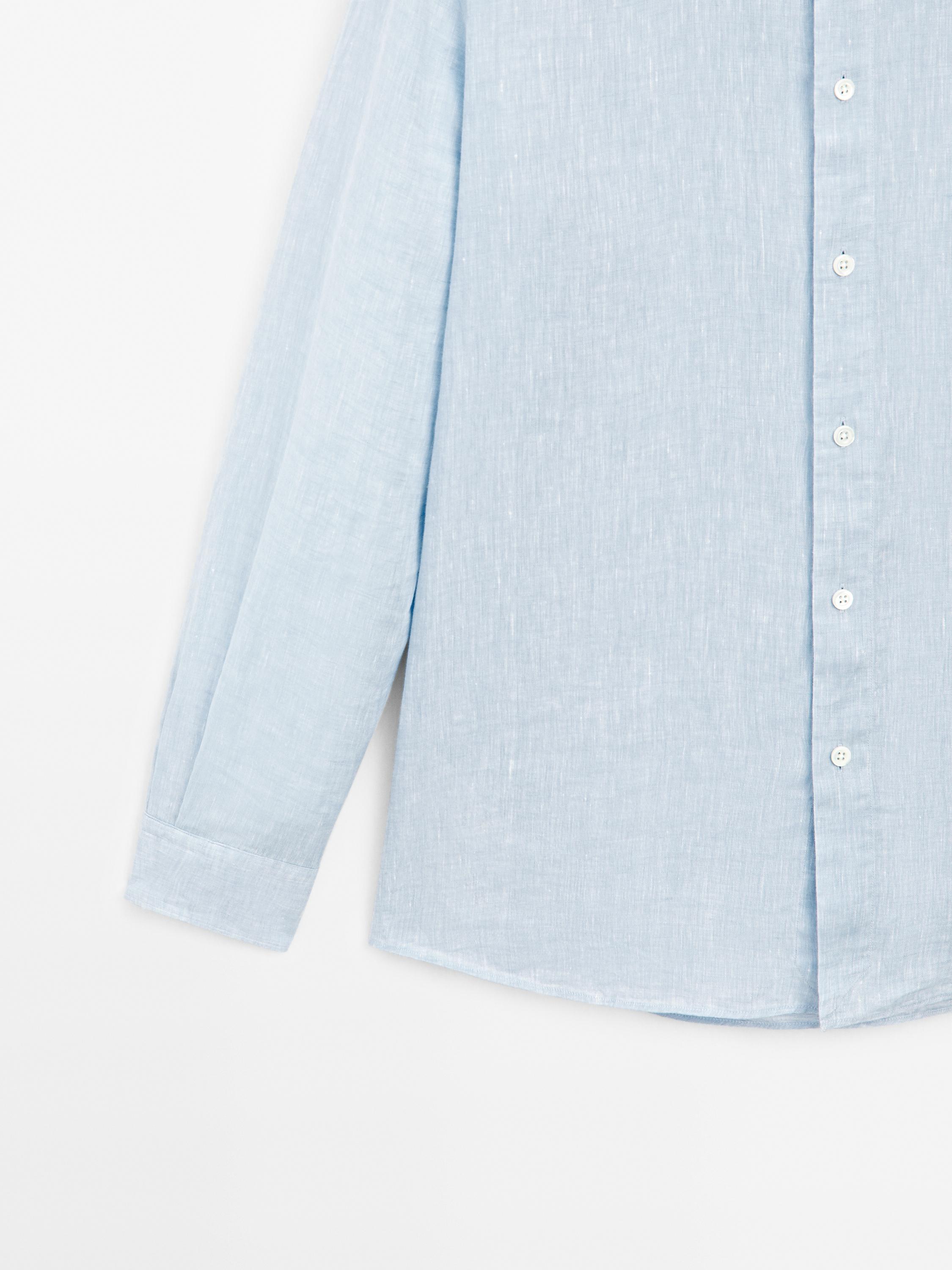 Chemise slim 100 % lin