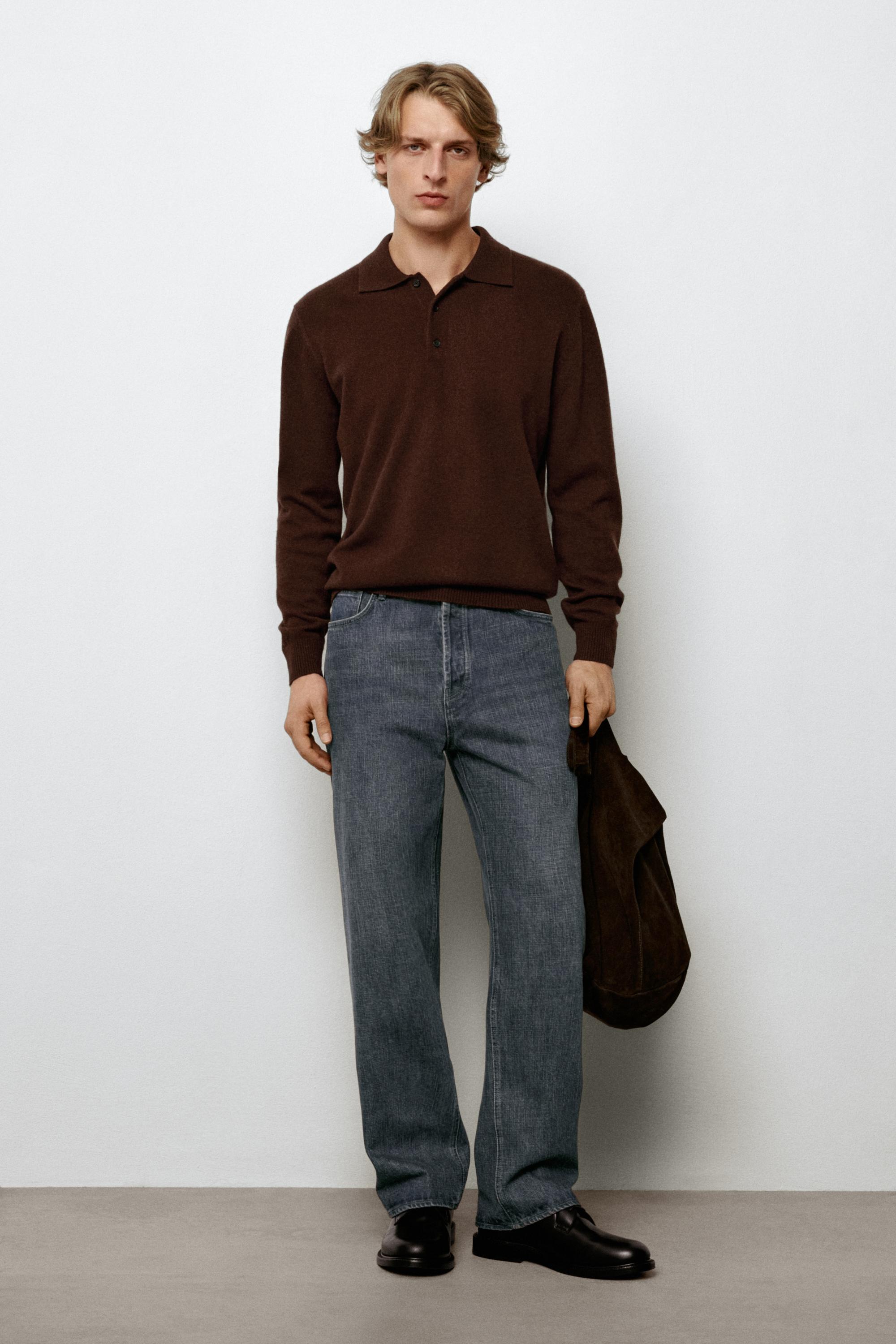 Jeans mit weitem Bein