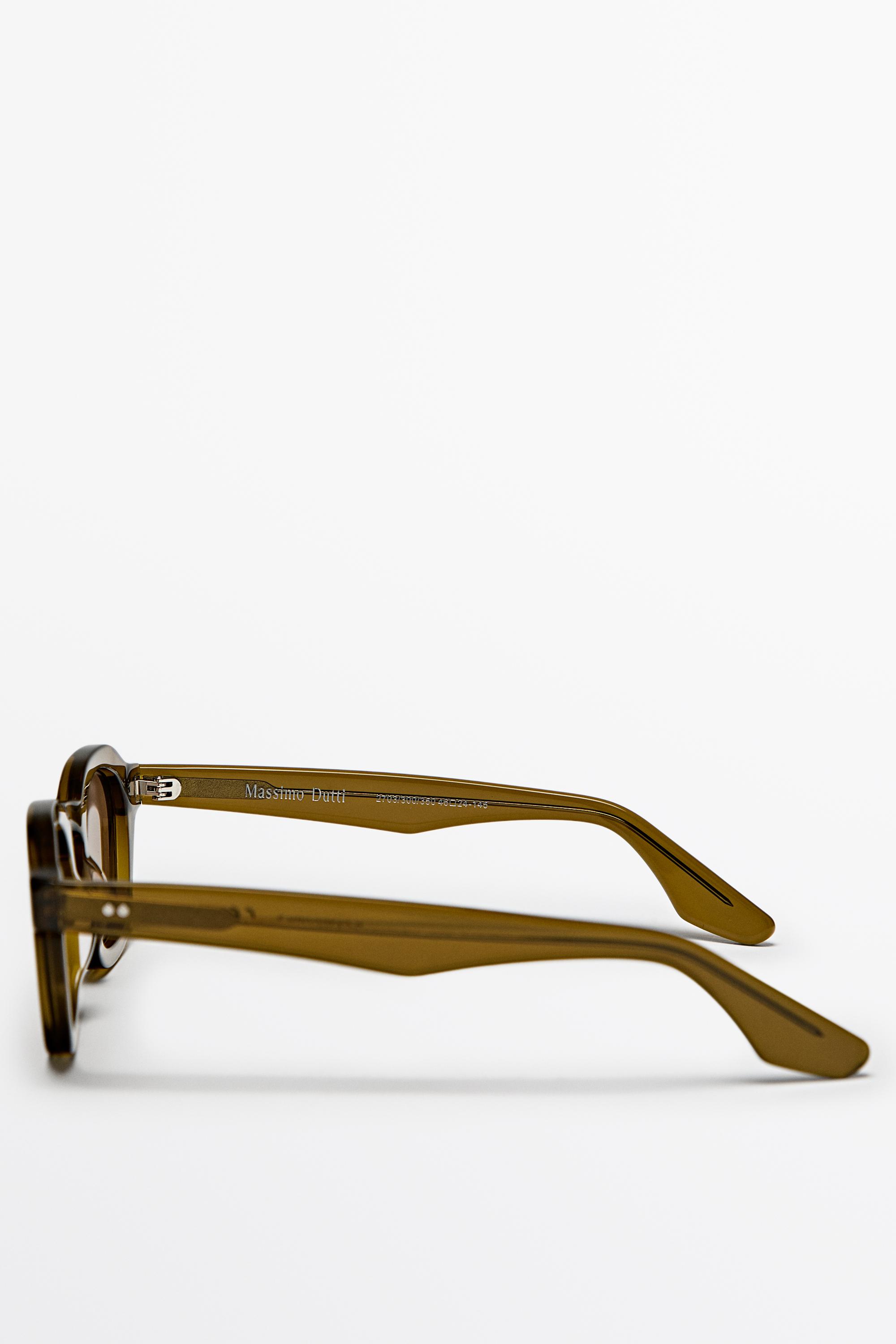 Round sunglasses — ORANGE