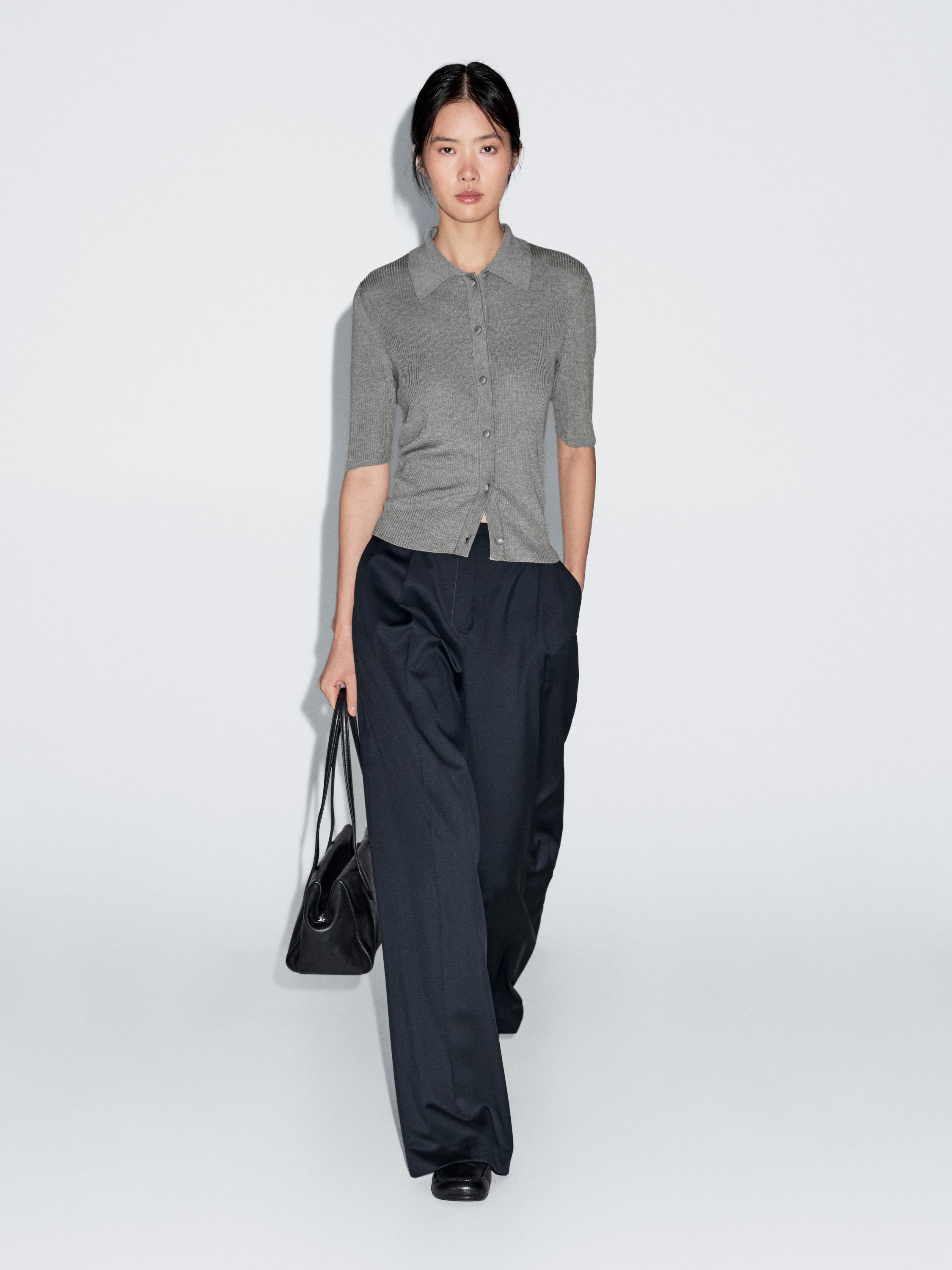 Cardigan à manches courtes