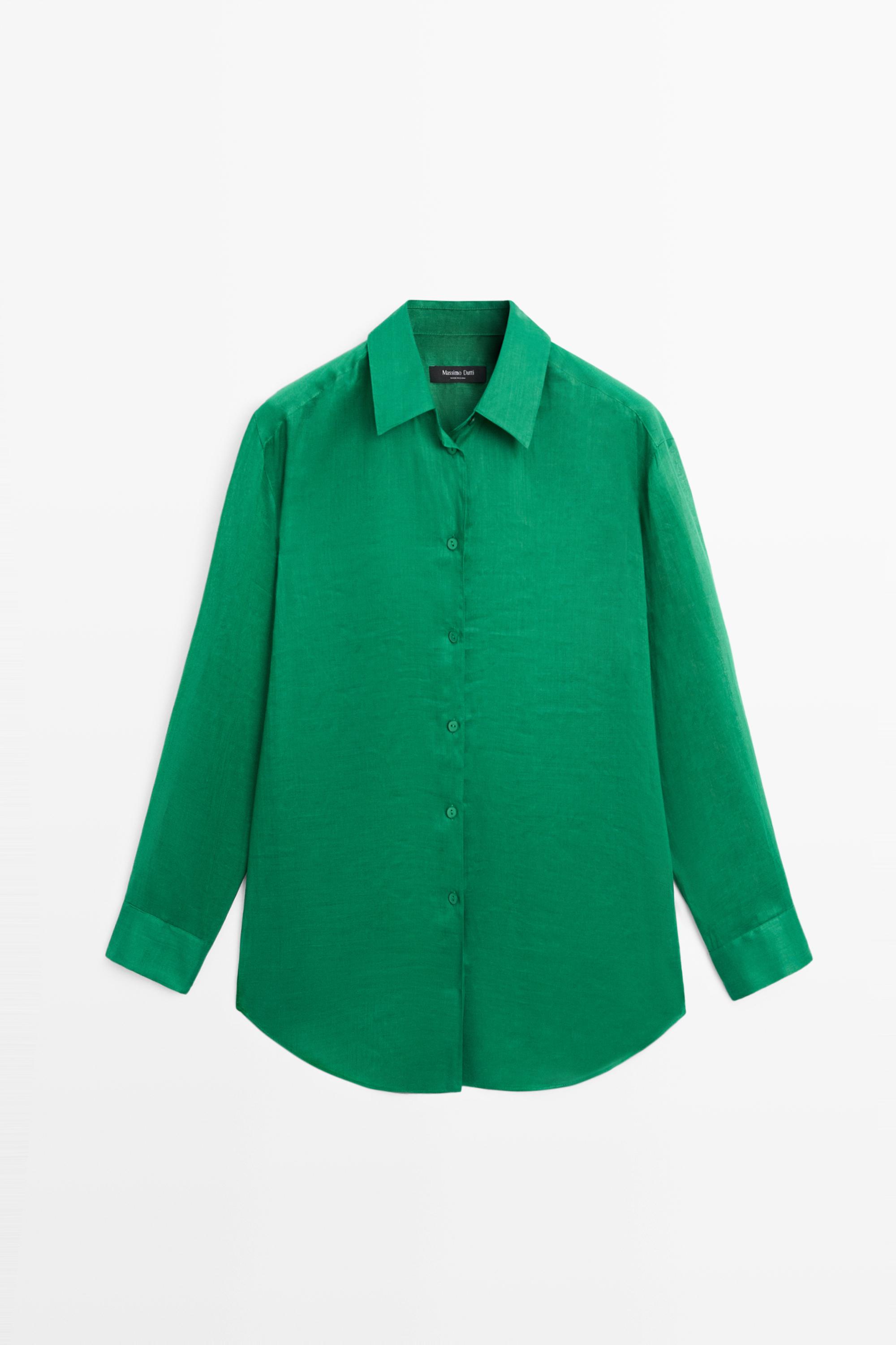 Camicia lunga morbida 100% ramiè