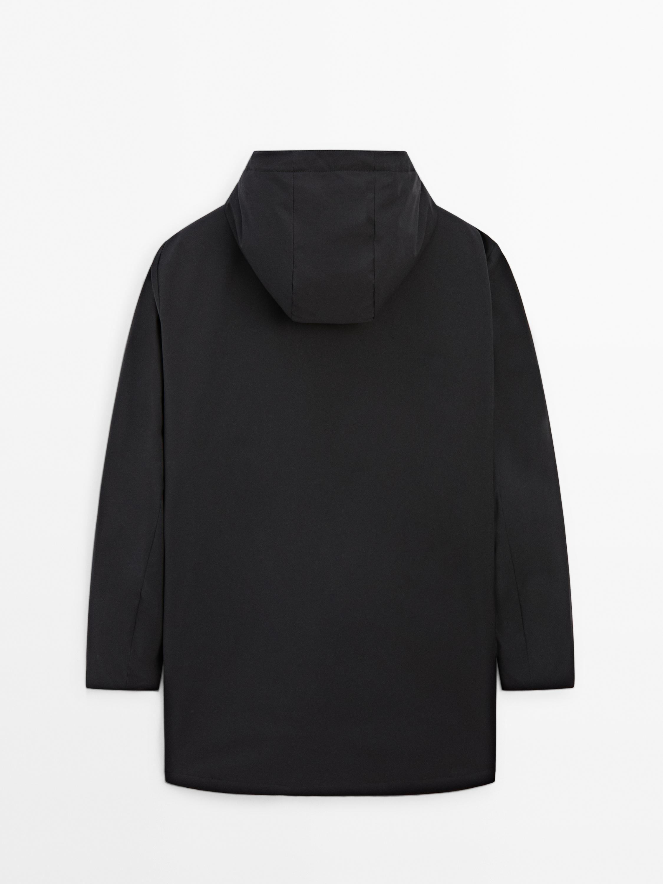 Long lightweight quilted down parka