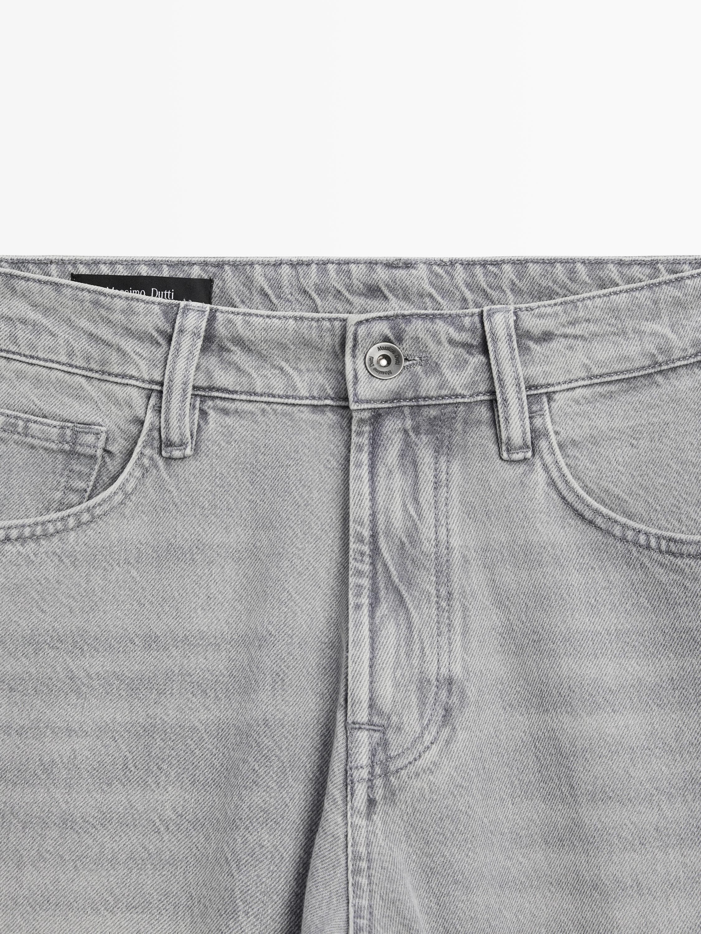 Tapered fit jeans — GREY