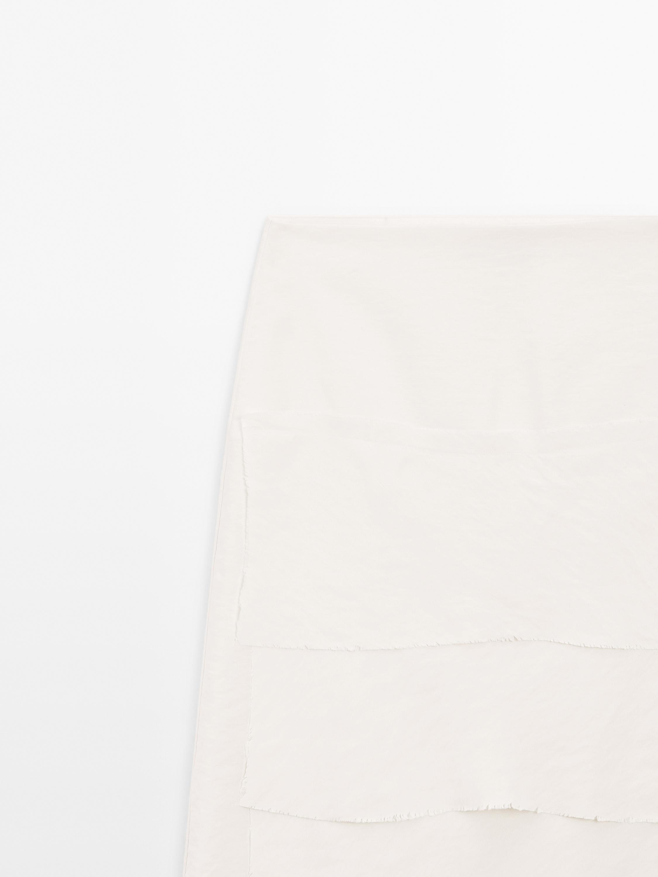 Midi skirt with ruffle detail