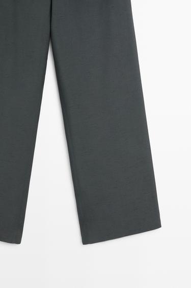 Studio total look elasticated pants — PETROLEUM 5