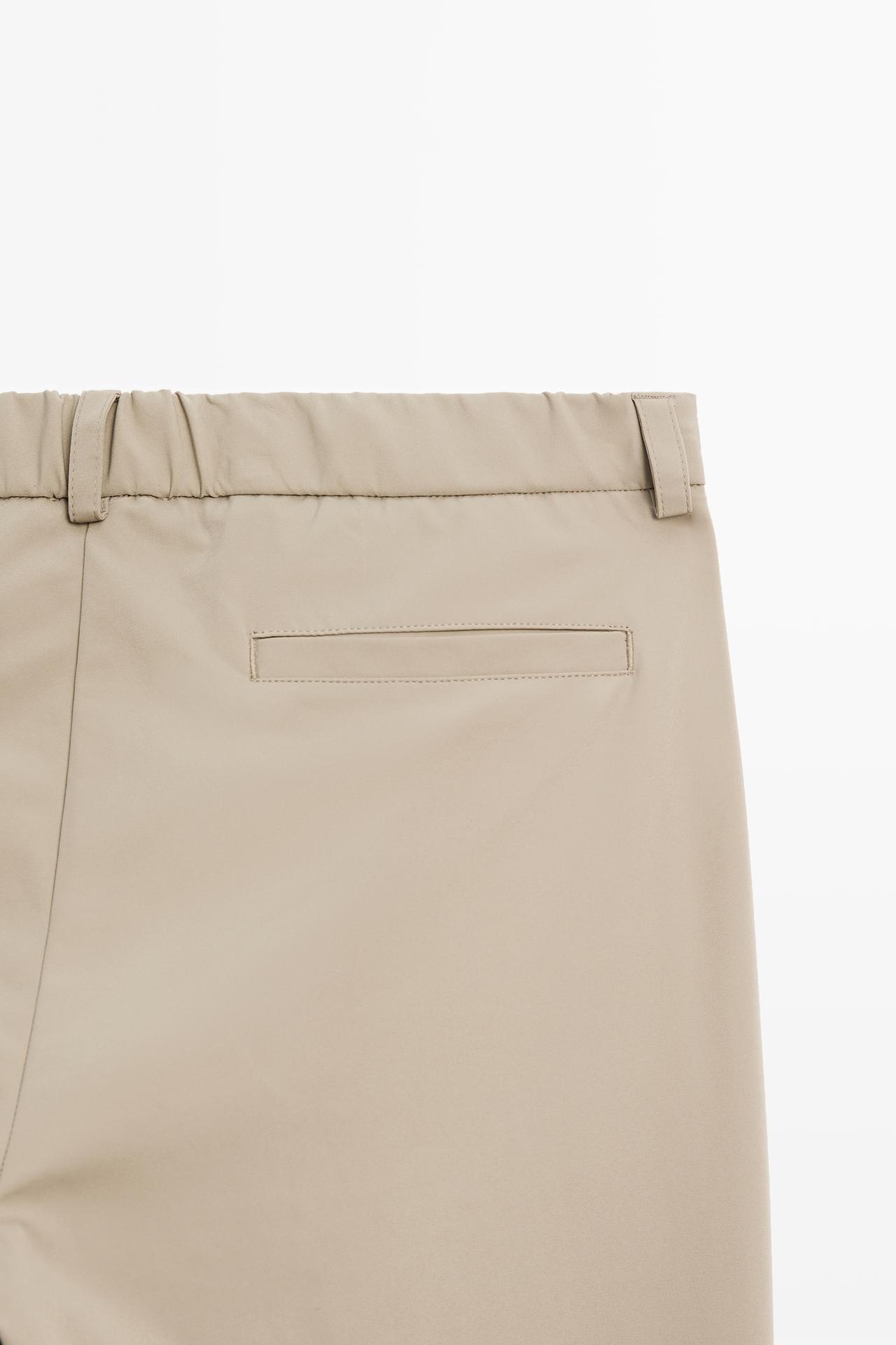 Regular-fit technical trousers — MOLE BROWN