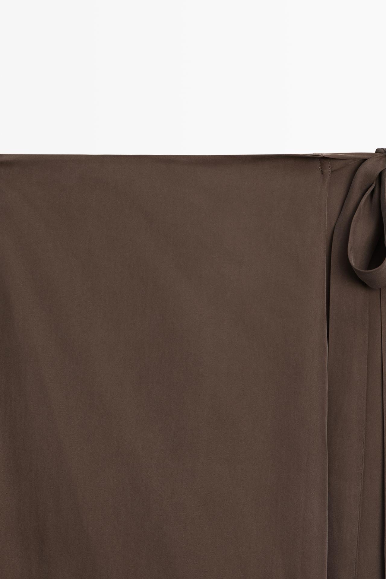 Flowing skort — BROWN