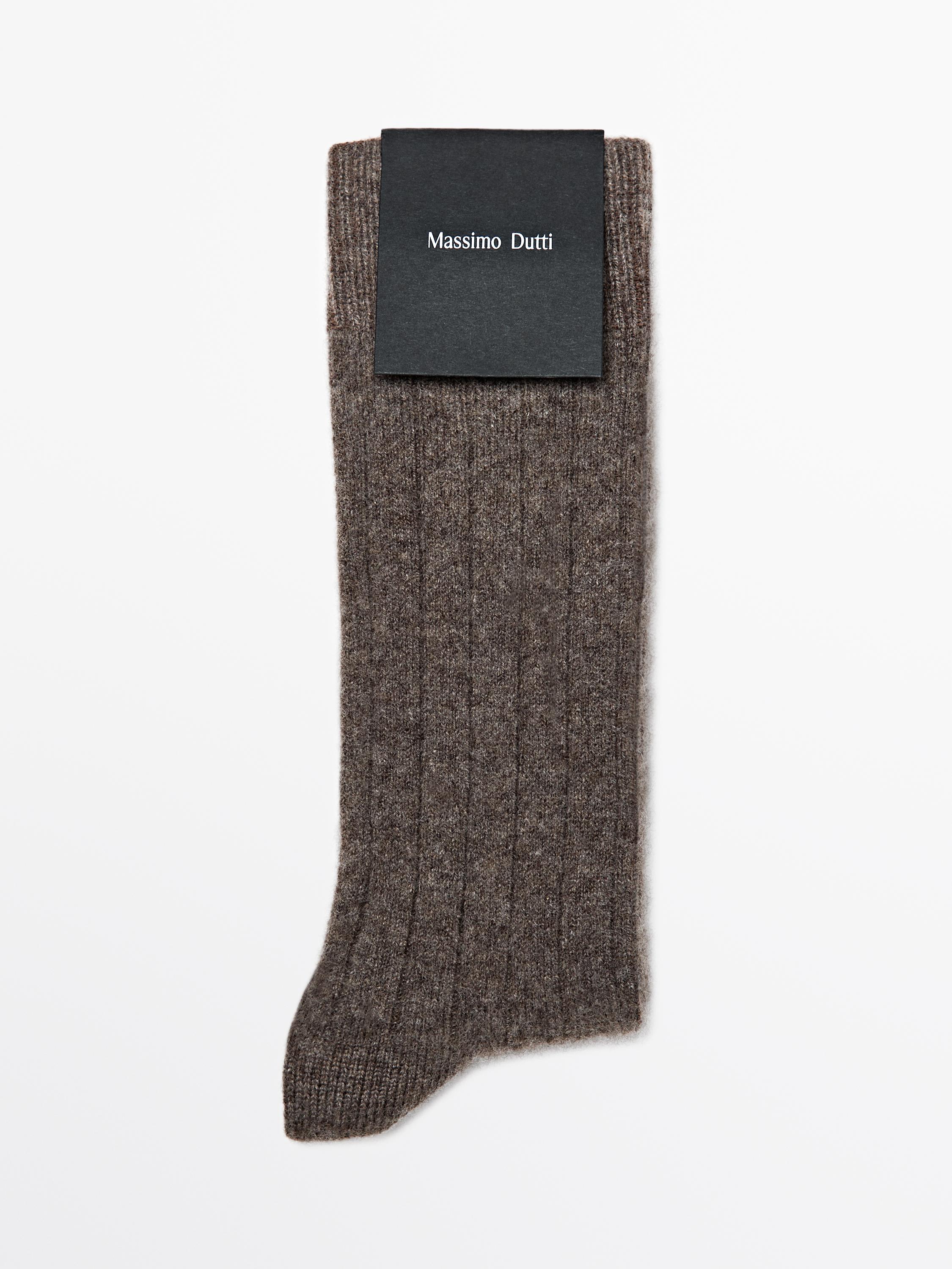 Chaussettes en cachemire mélangé