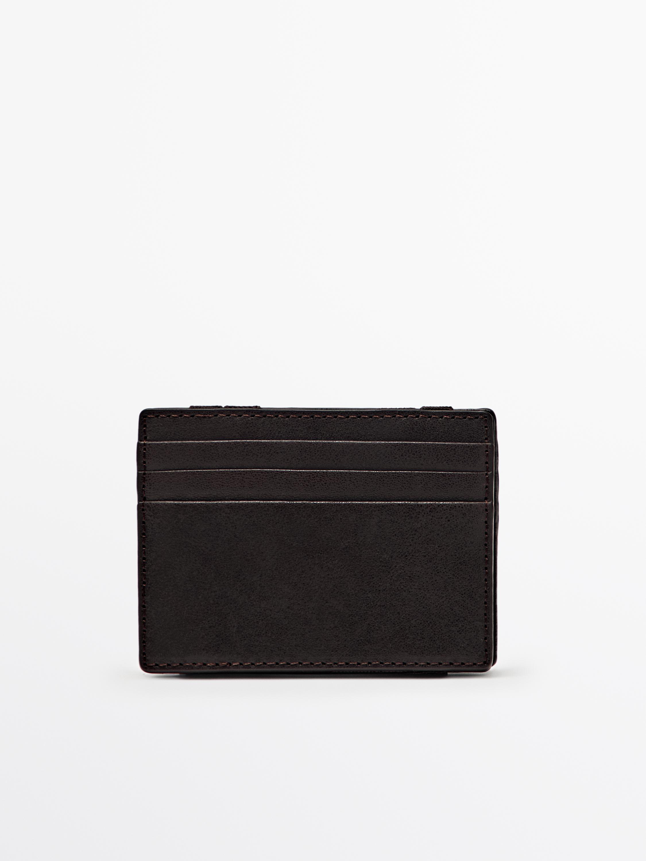Nappa leather "magic" wallet