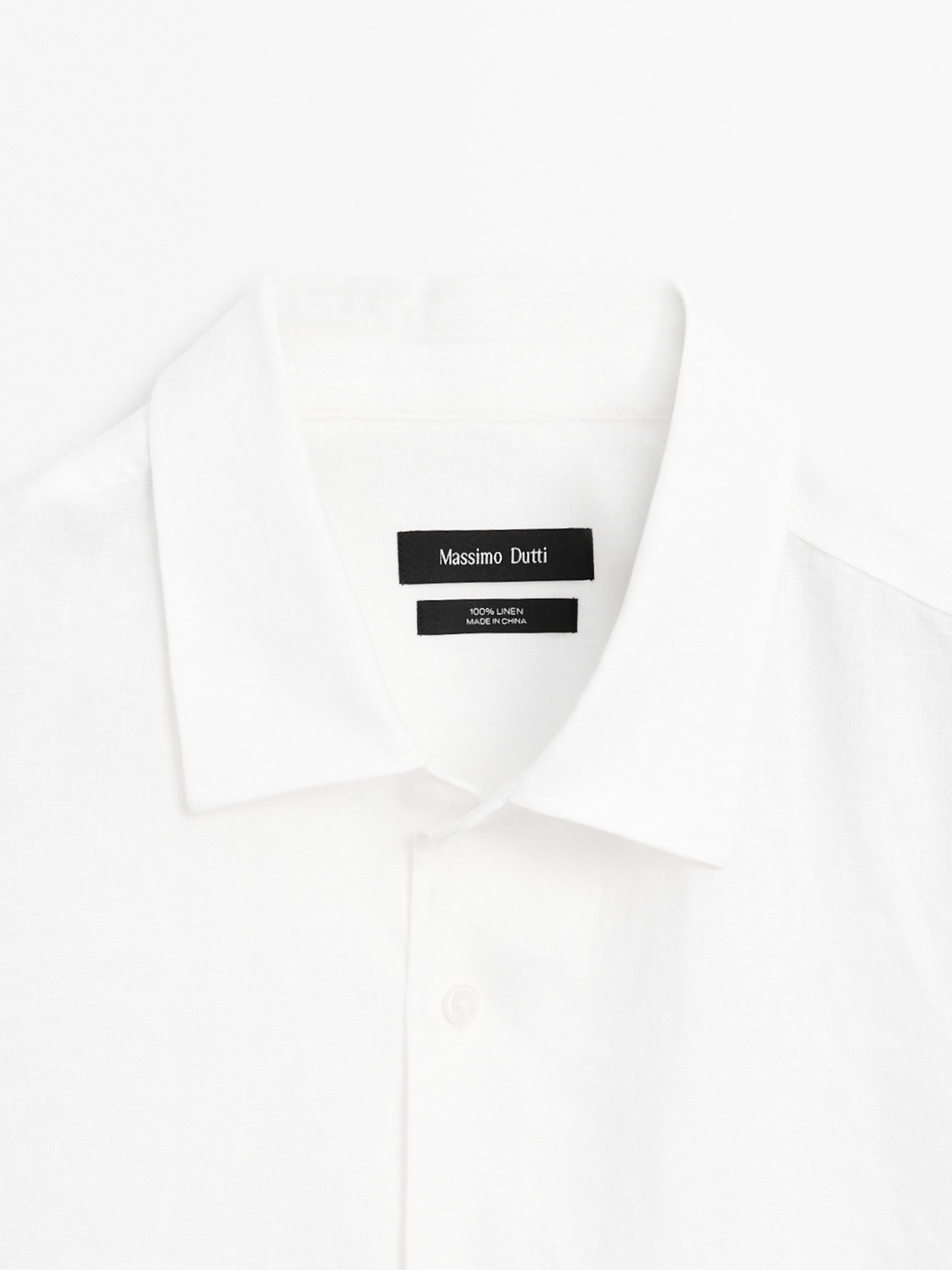 Camisa regular fit manga corta
