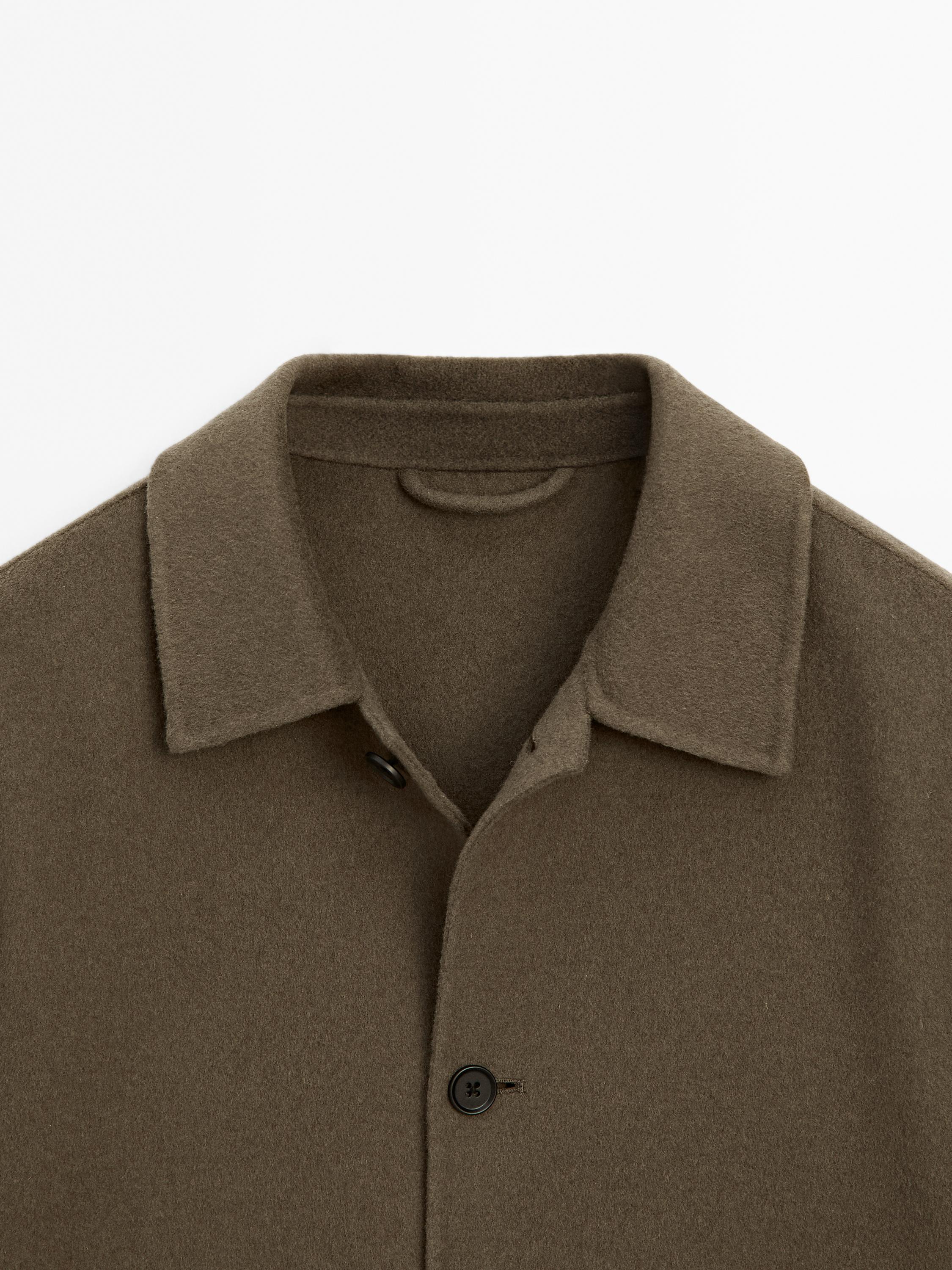 Wool blend jacket