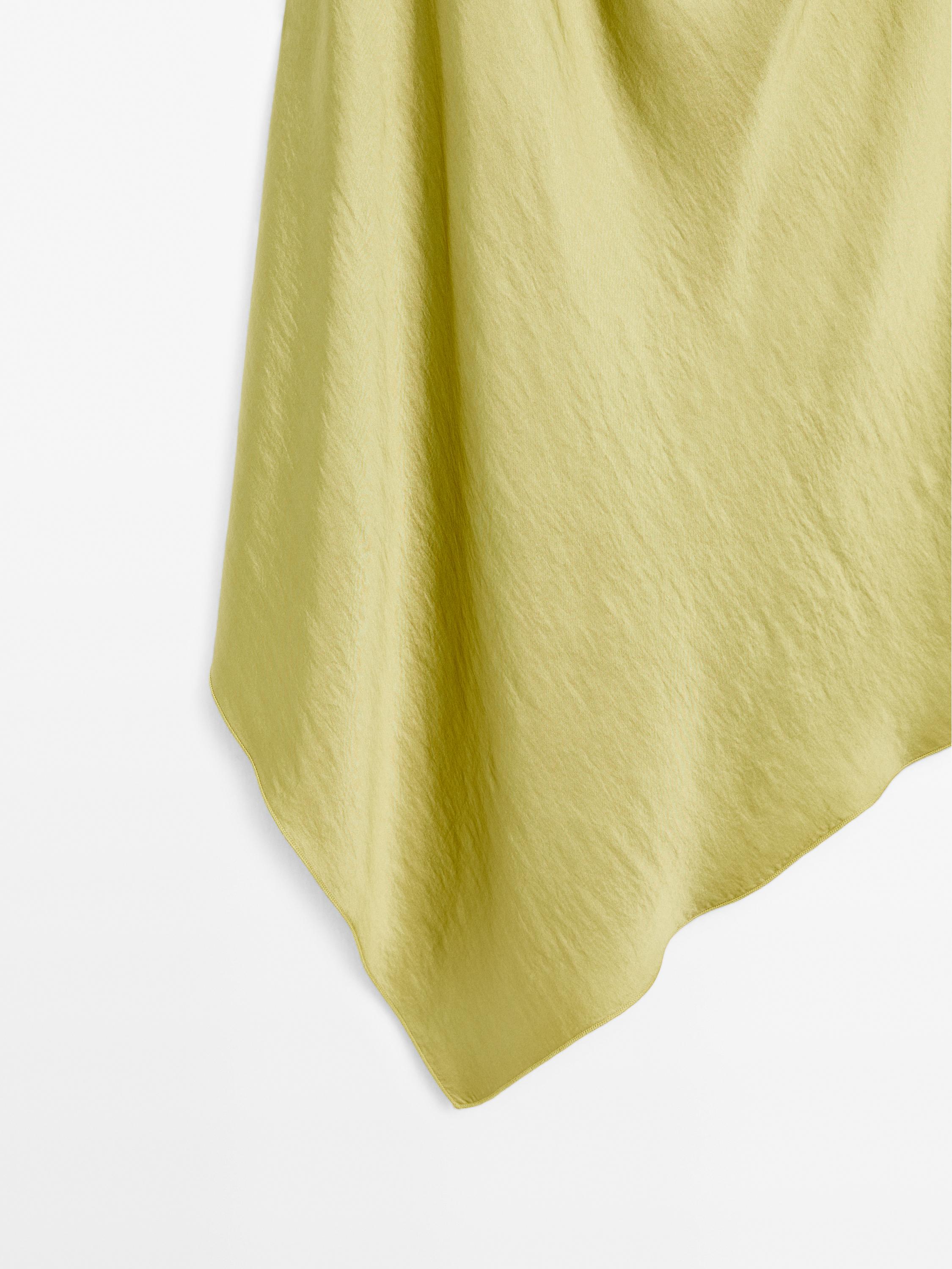 Flowing satin top with bow detail - STUDIO