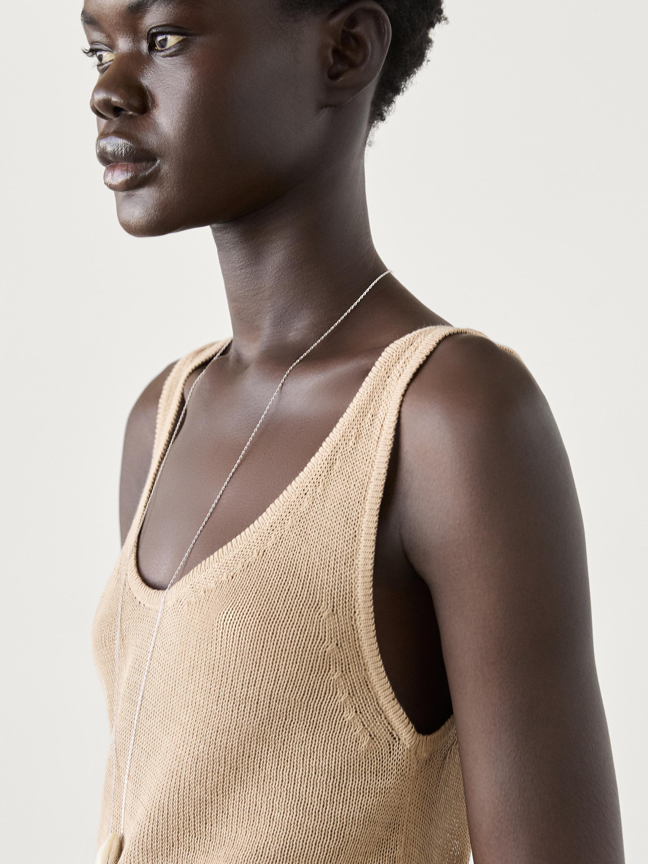 Débardeur en maille ajourée