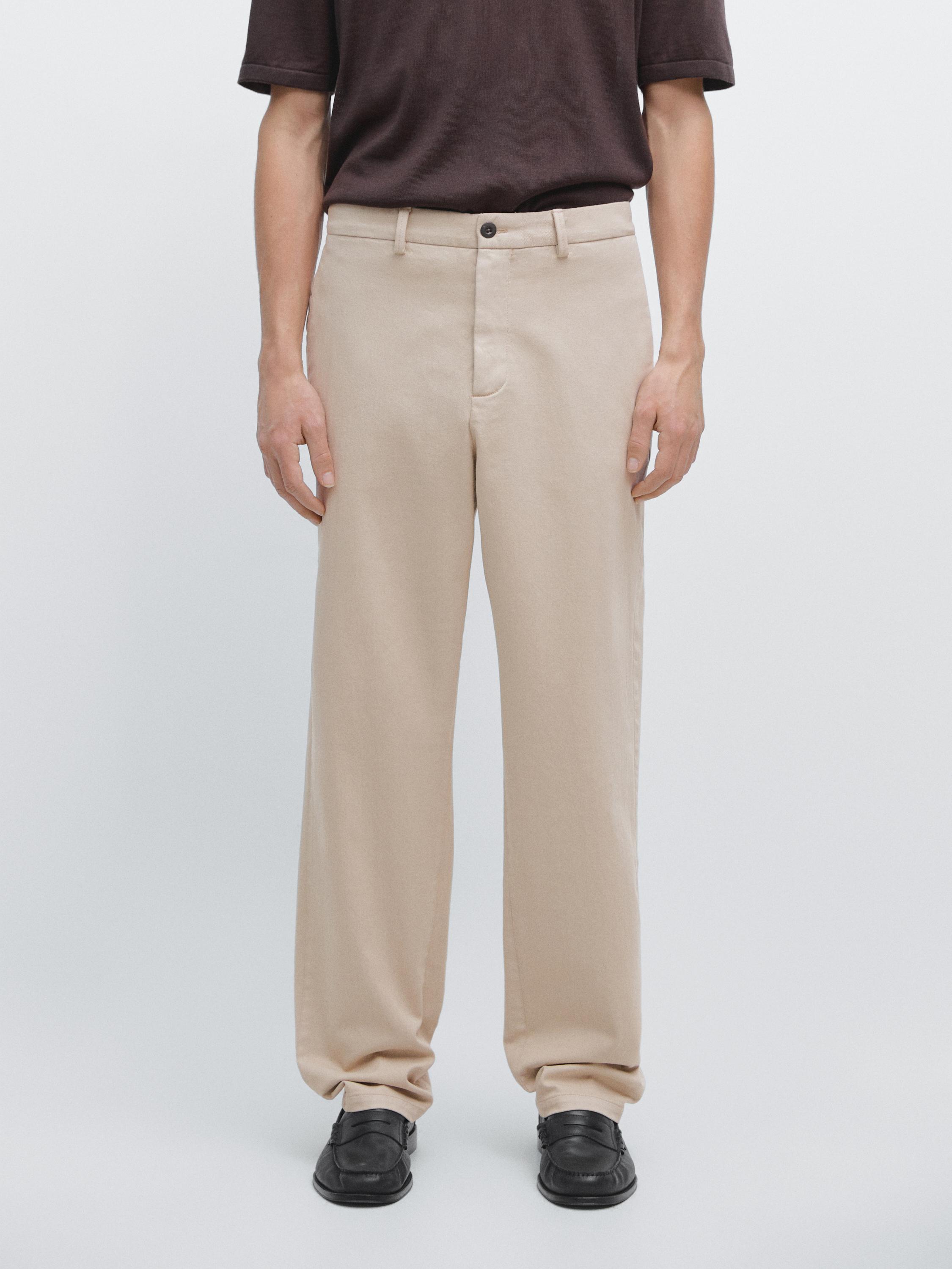 Pantalon serge coton taille élastique