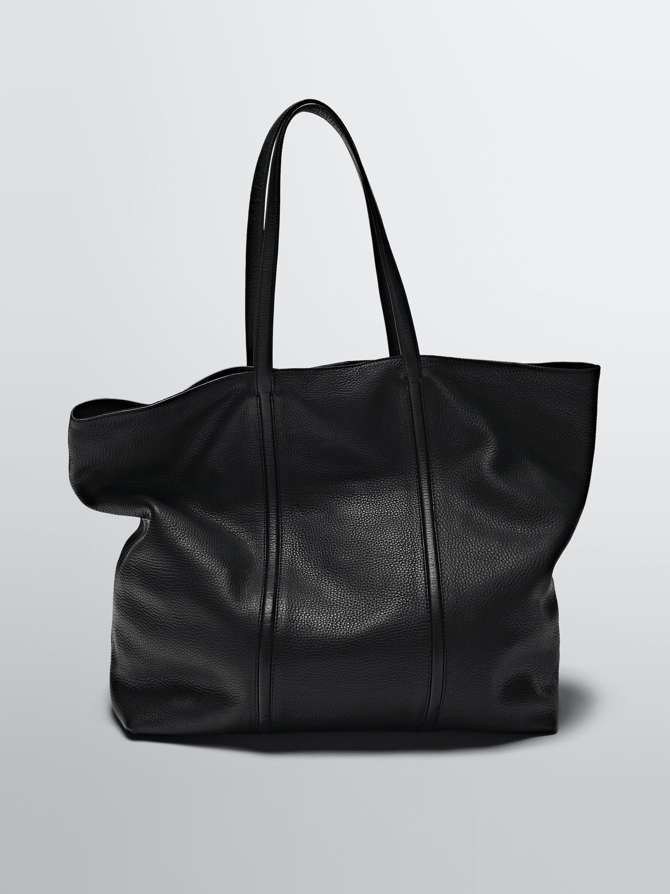 Bolso tote pel napa