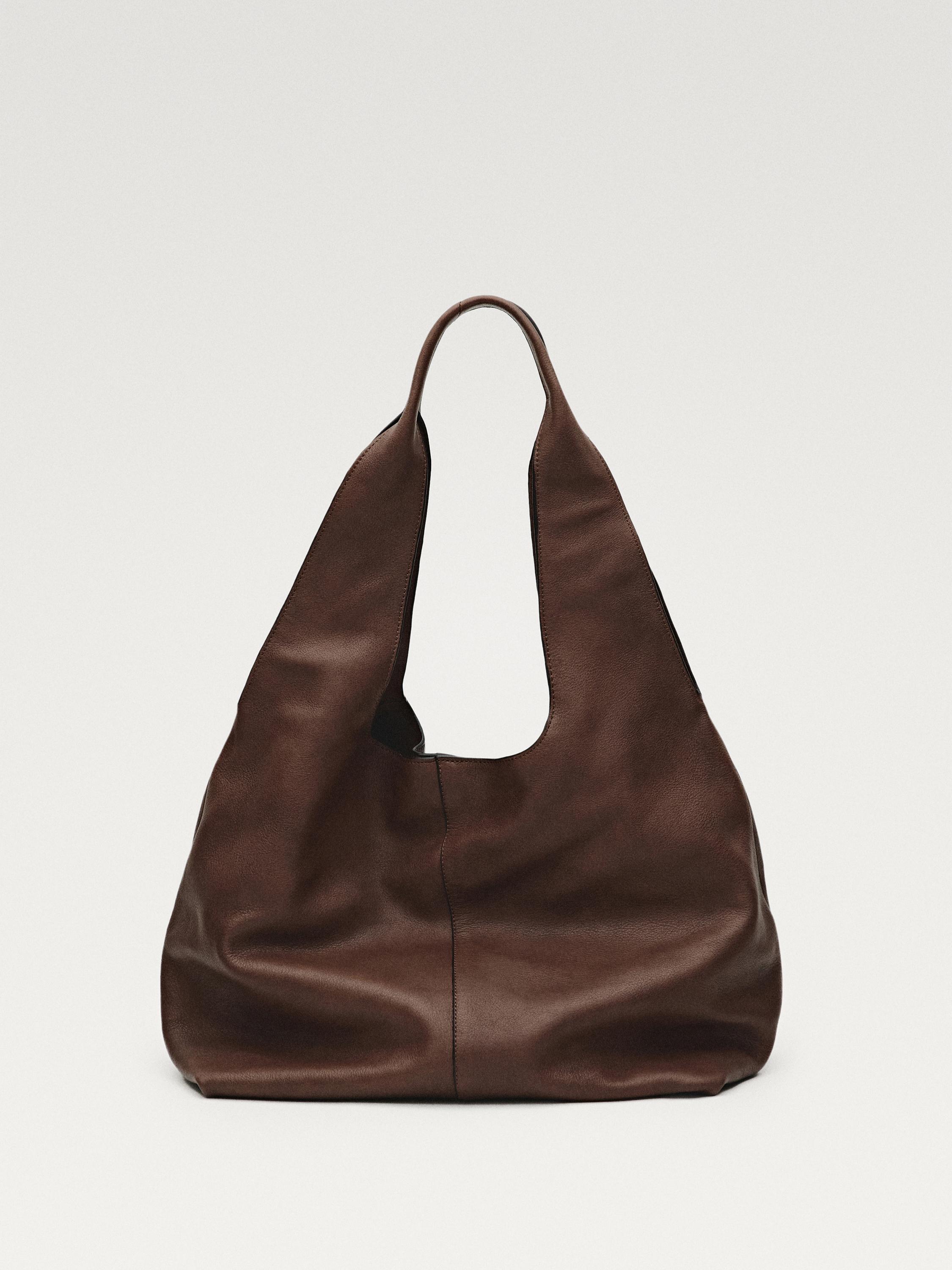 Nappa leather tote bag
