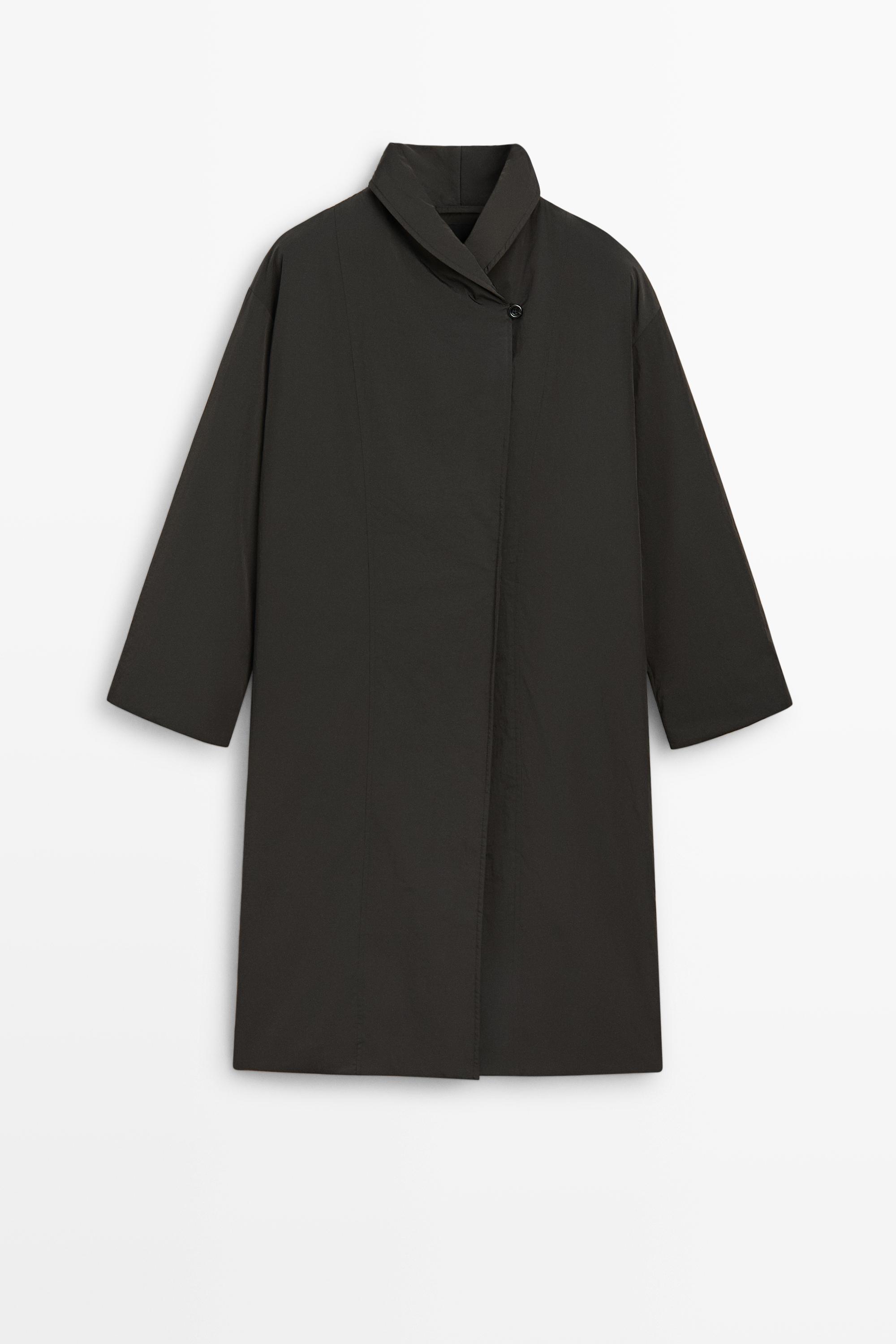 Long quilted parka