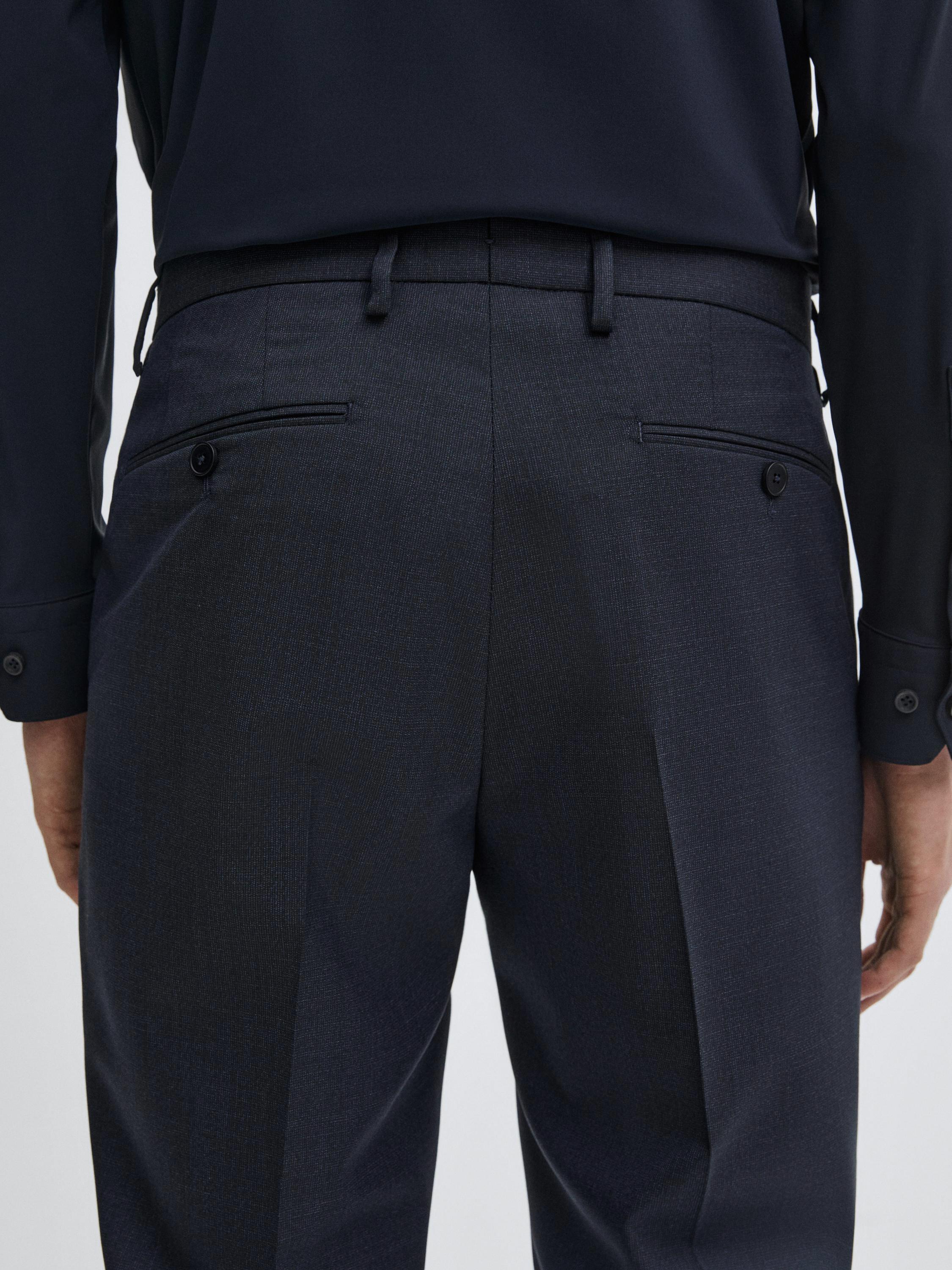 100% wool suit trousers