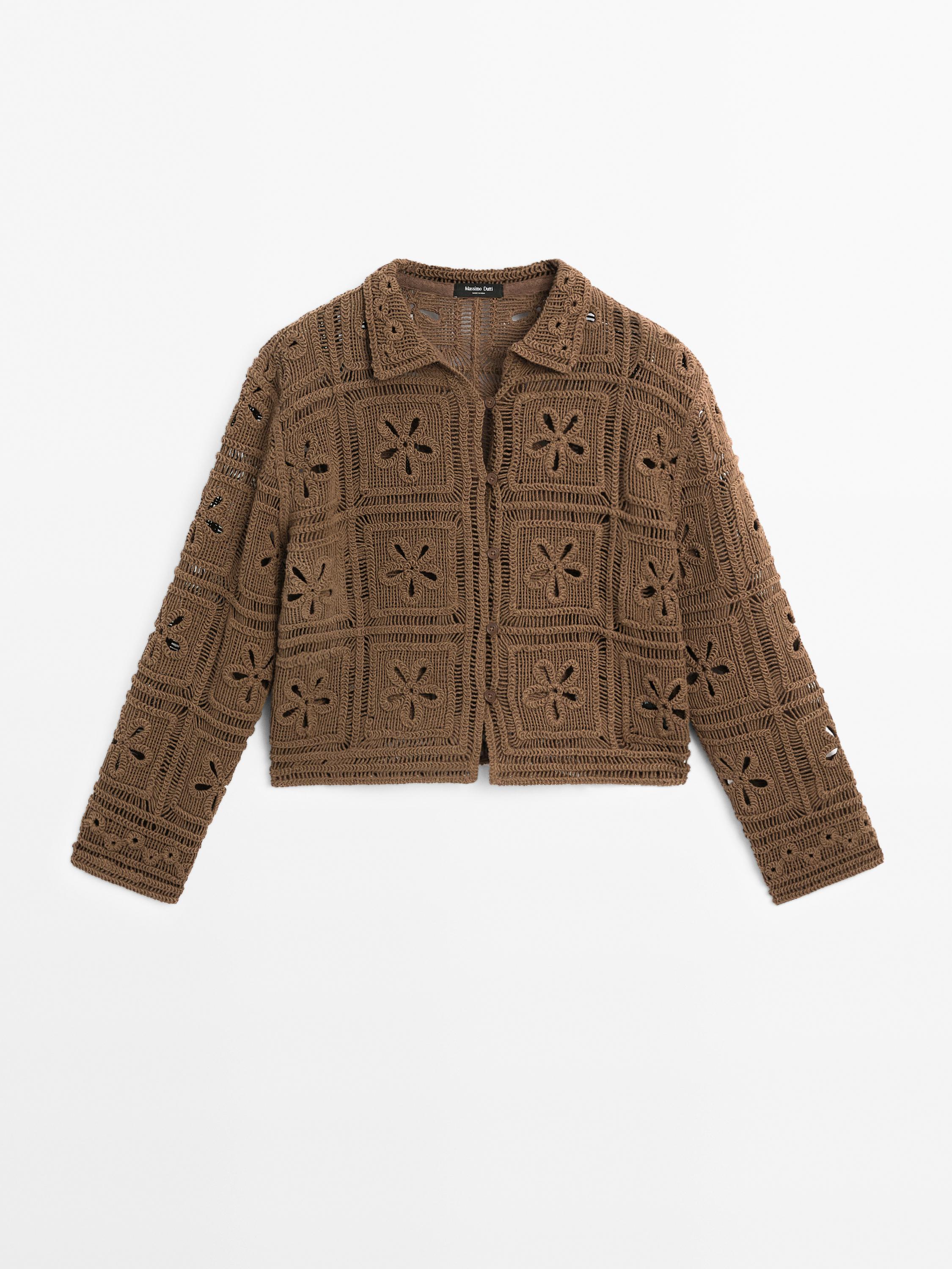 Chaqueta punto crochet