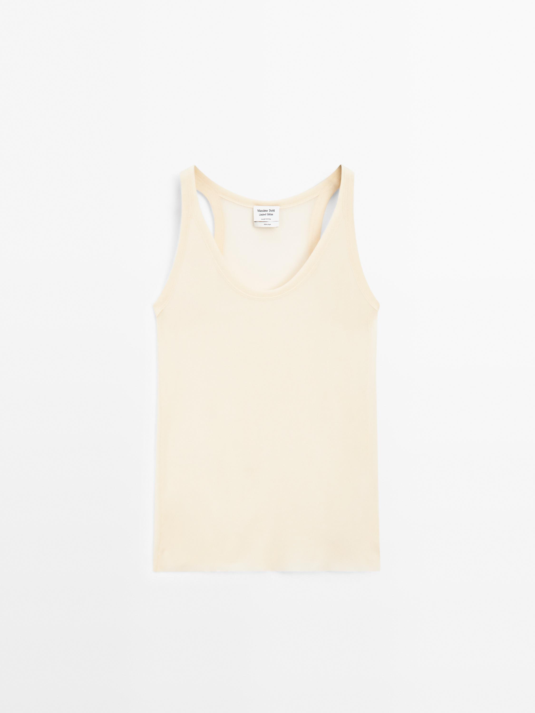 100% mulberry silk strappy top - Limited Edition