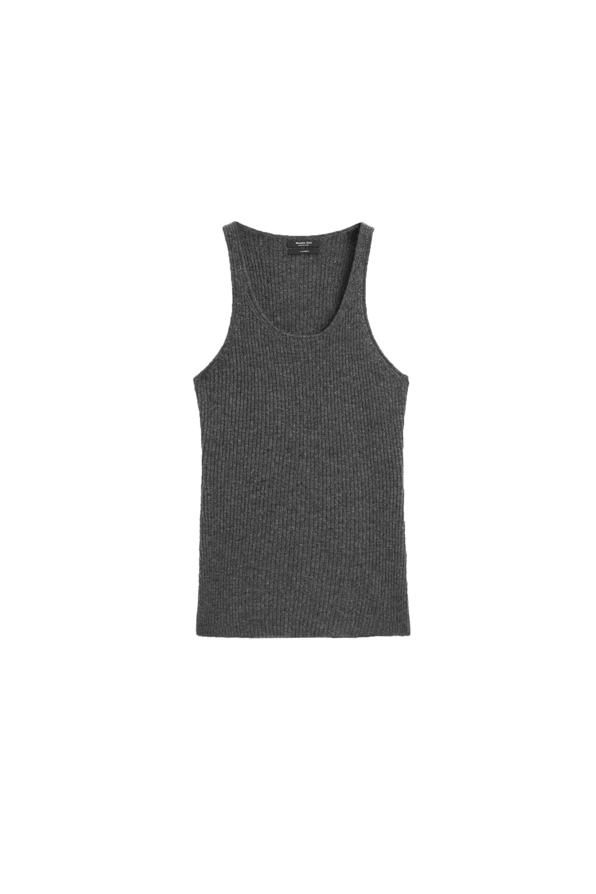 Massimo Dutti %100 Kaşmir Fitilli Triko Üst görsel 7
