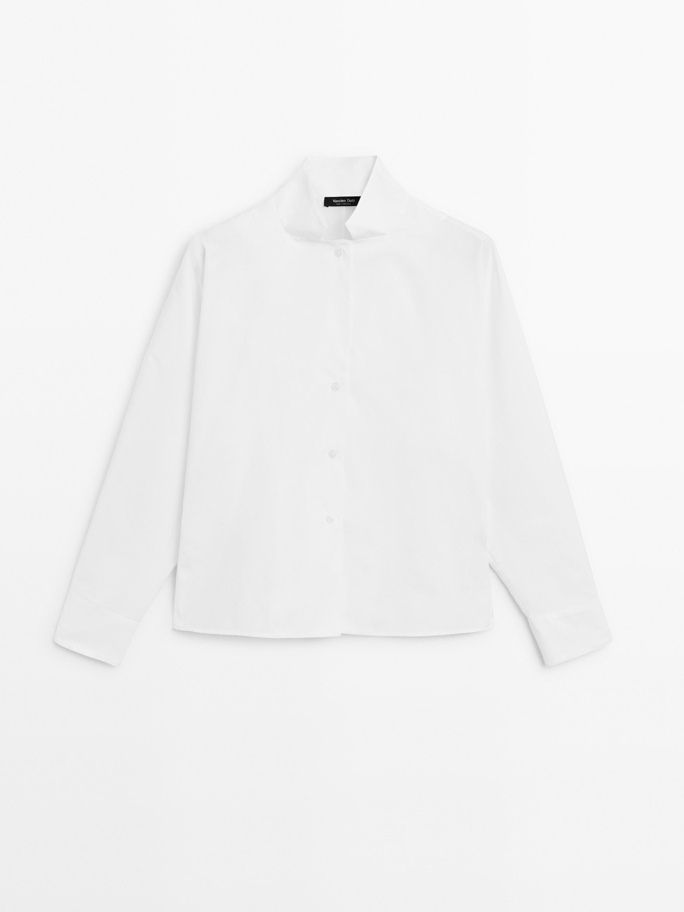 100% cotton poplin shirt