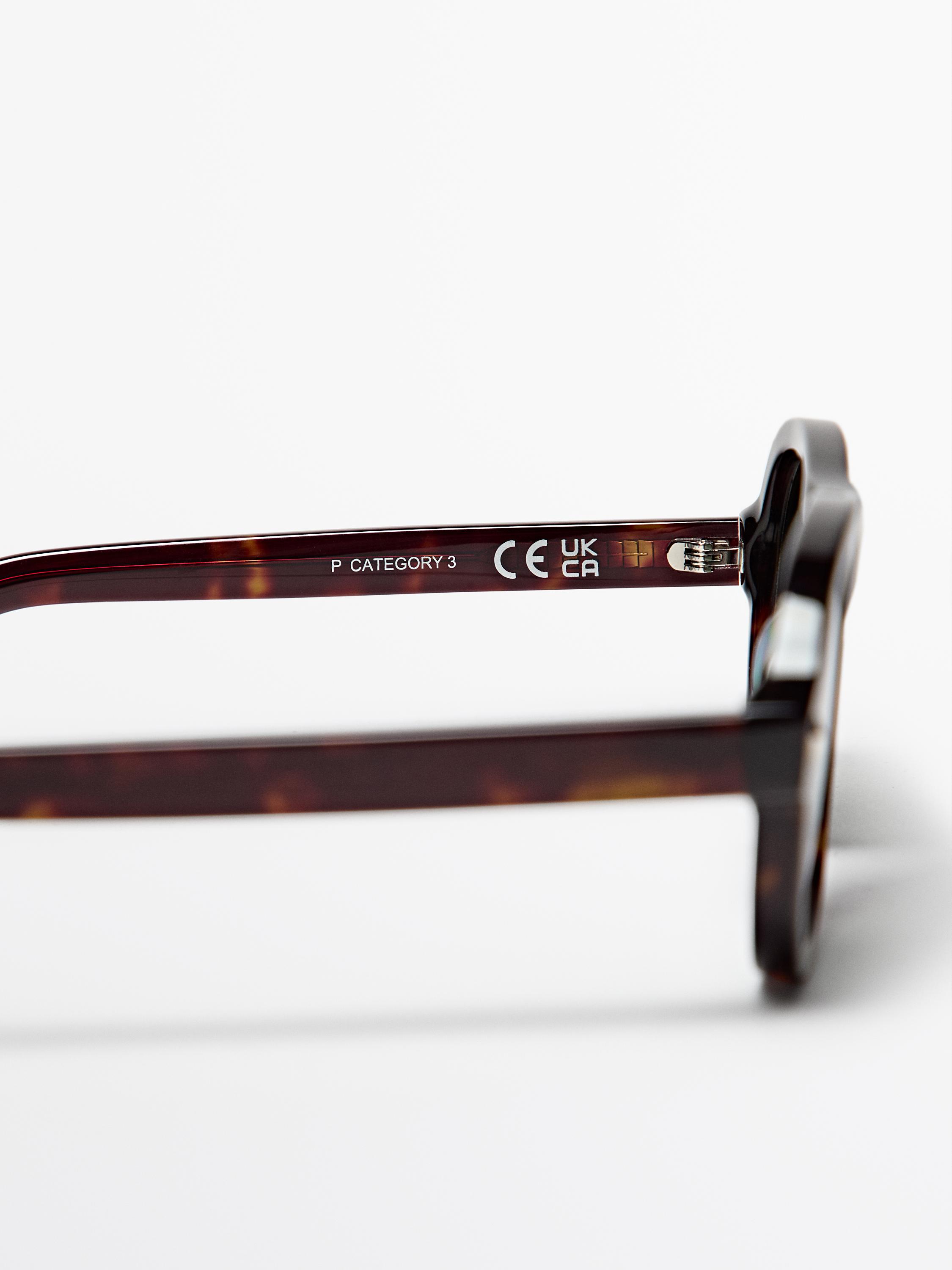 Aviator sunglasses — BROWN