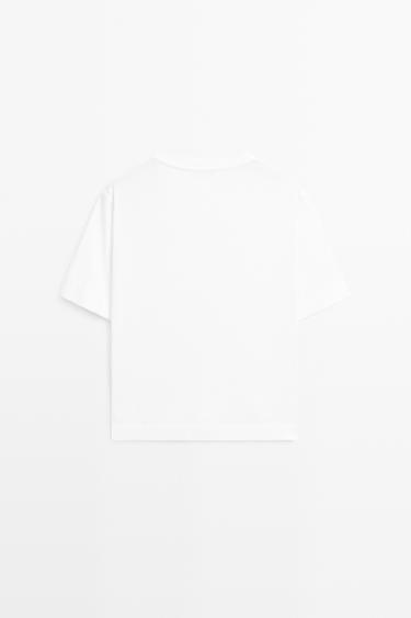 Short sleeve T-shirt with pocket detail — Off white 6