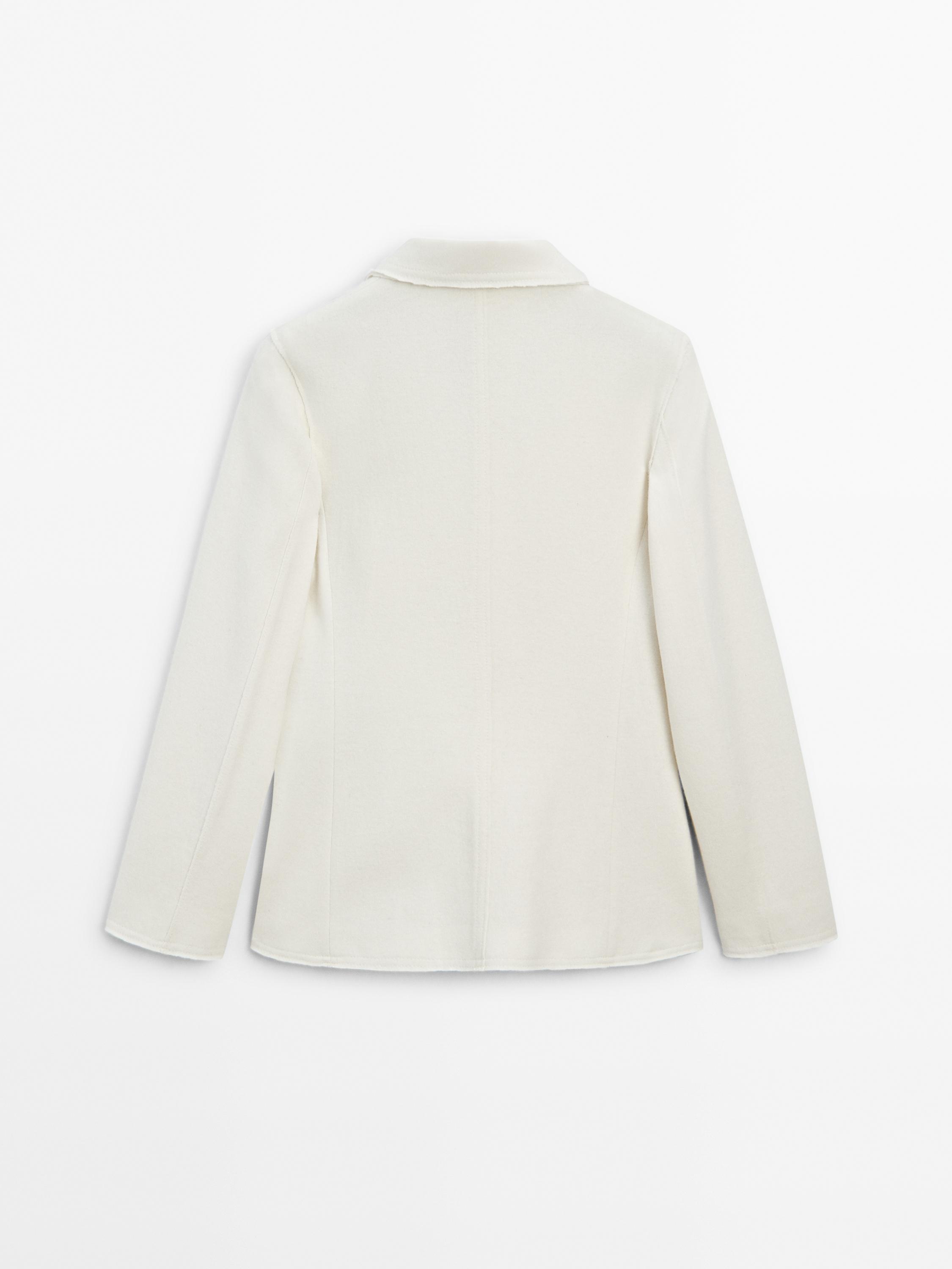 Fine wool blend blazer