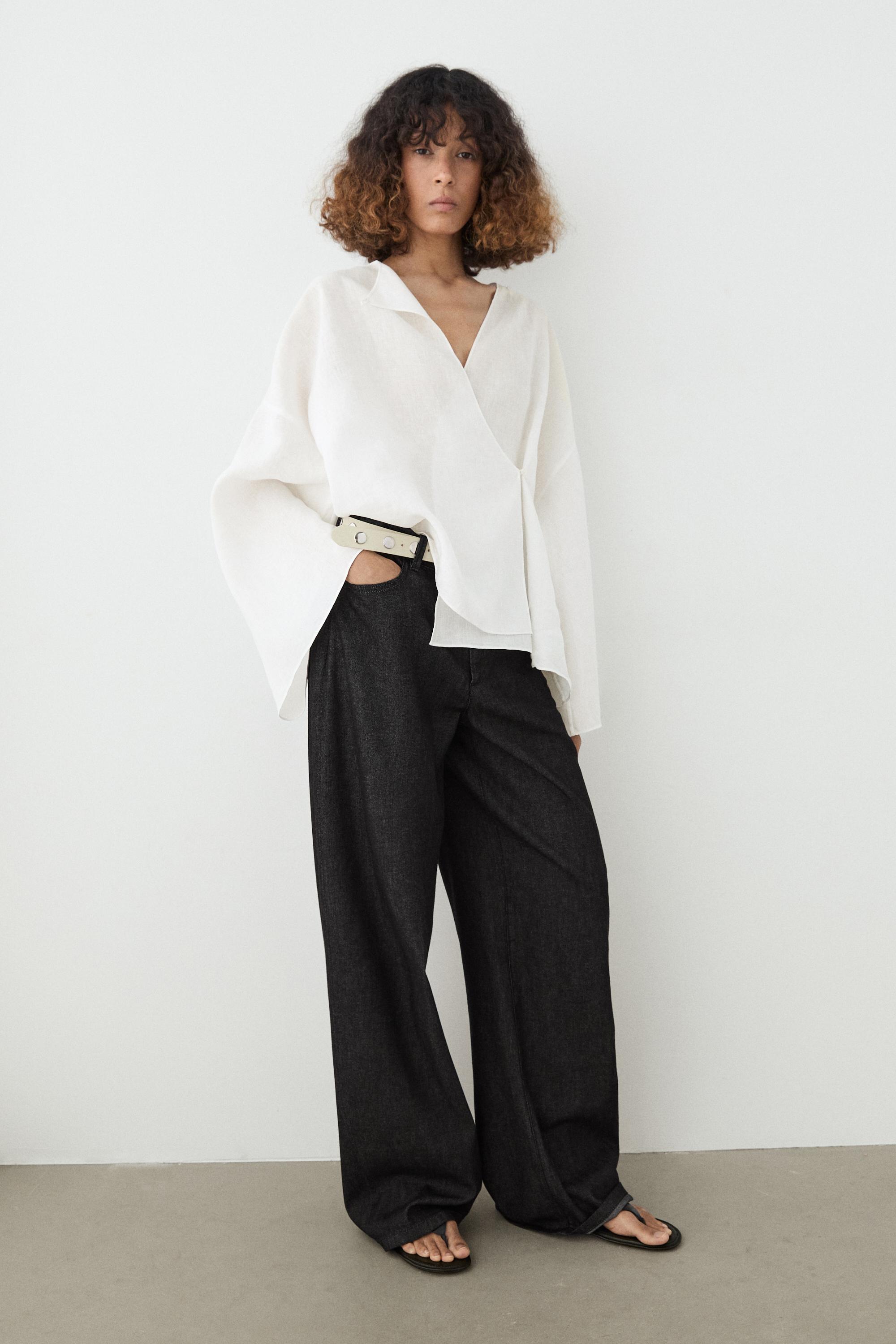Barrel fit jeans — BLACK