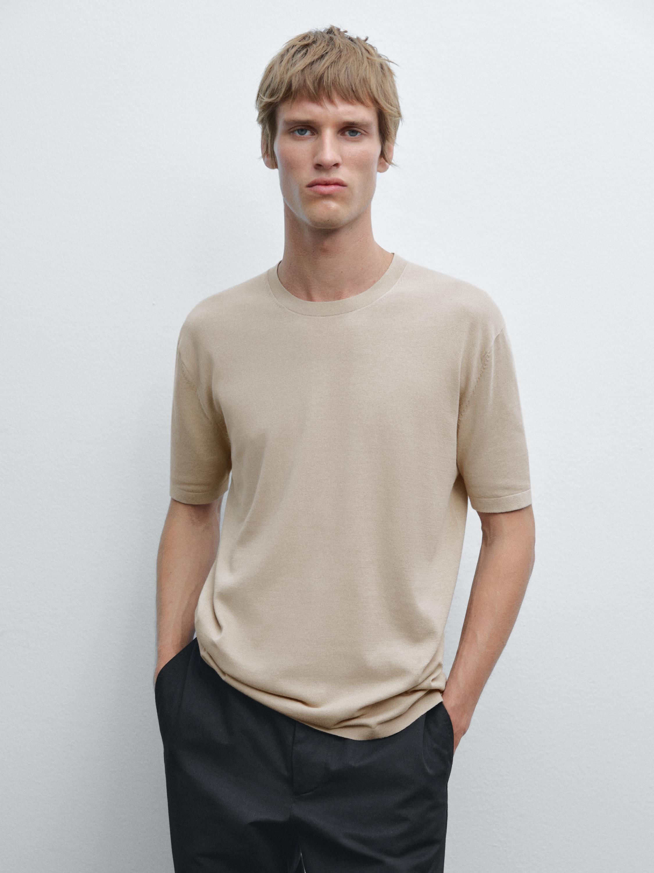 Camiseta punto 100% algodón