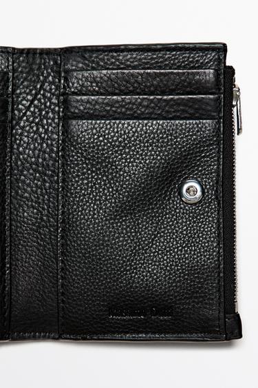 Nappa leather wallet — BLACK 4